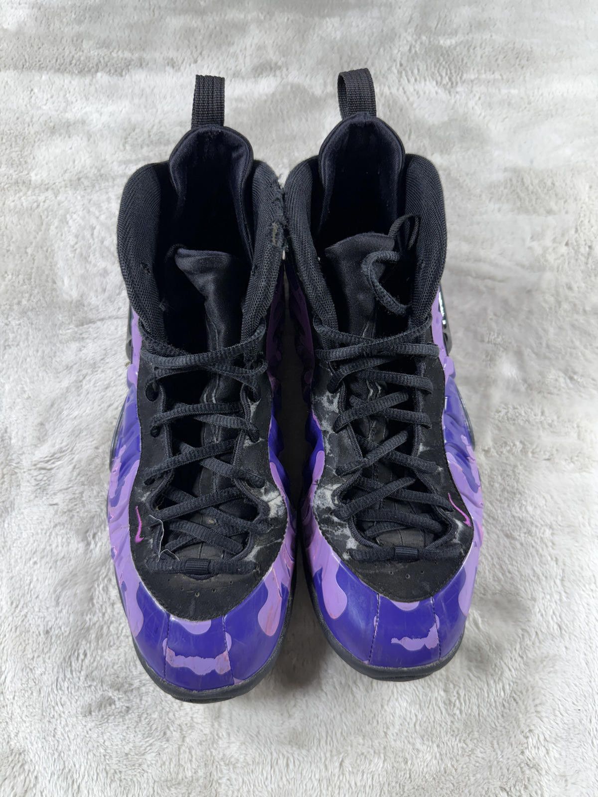 Nike Nike Shoes Kid's 7Y Purple Foamposite Pro Camo 644792-012 Size US 7 / EU 40 - 2 Thumbnail