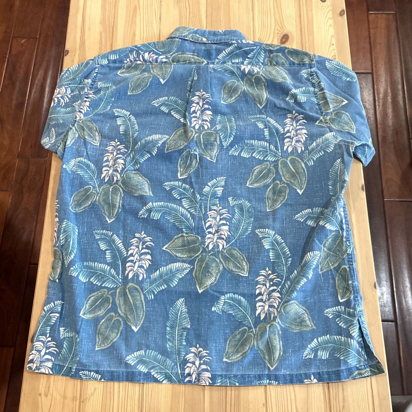 Reyn Spooner Reyn Spooner Shirt Hawaiian Button-Down XL Blue 100% Cotton Mens XLarge Floral Short Sleeve Button Up Regular Collared Size US XL / EU 56 / 4 - 5 Thumbnail