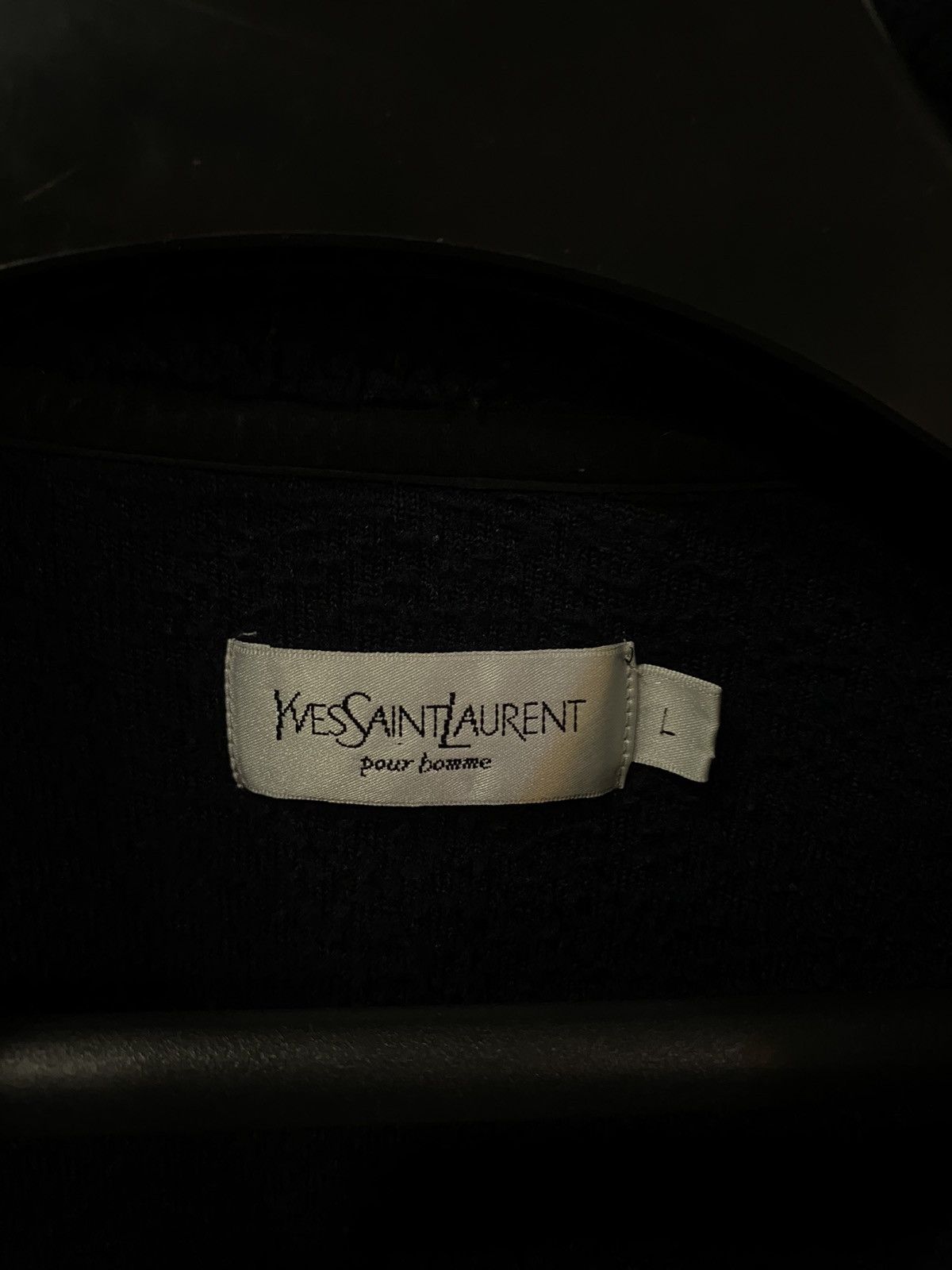 Vintage Heavy Fleece YSL Sweatshirt Thick YSL Sweater Size US L / EU 52-54 / 3 - 8 Thumbnail