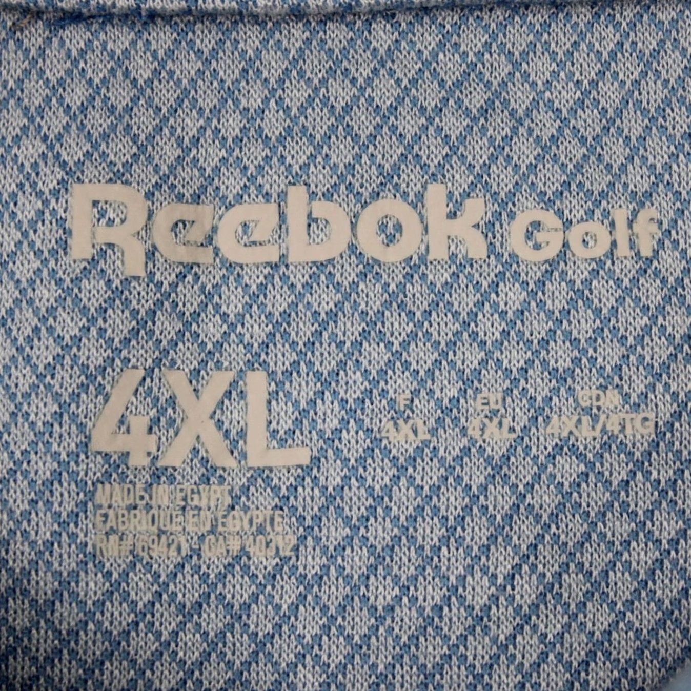 Reebok Reebok Golf Polo Shirt Mens 4XL XXXXL Blue Rayon/Polyester S/S Pullover Polo Shirt Regular Fit Blue Golf 4XL Mens Size US XXL / EU 58 / 5 - 7 Thumbnail