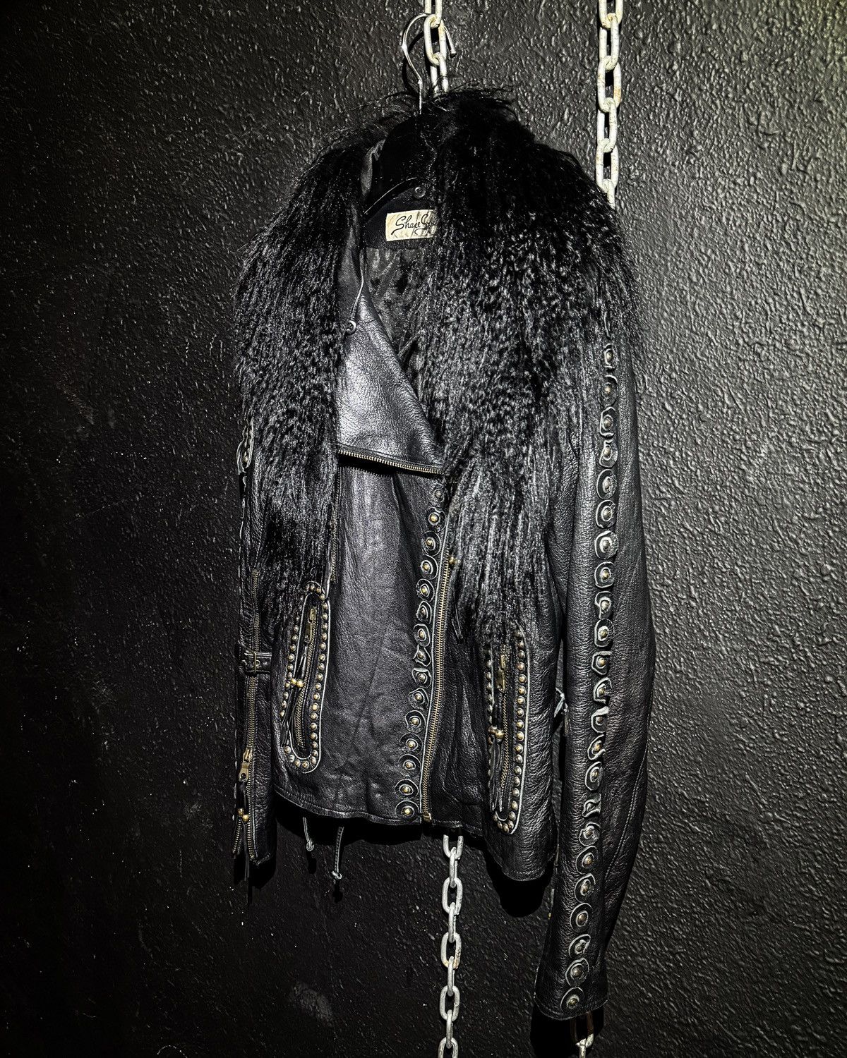 Share Spirit Homme Share Spirit - Goat leather rider jacket Size US S / EU 44-46 / 1 - 4 Thumbnail