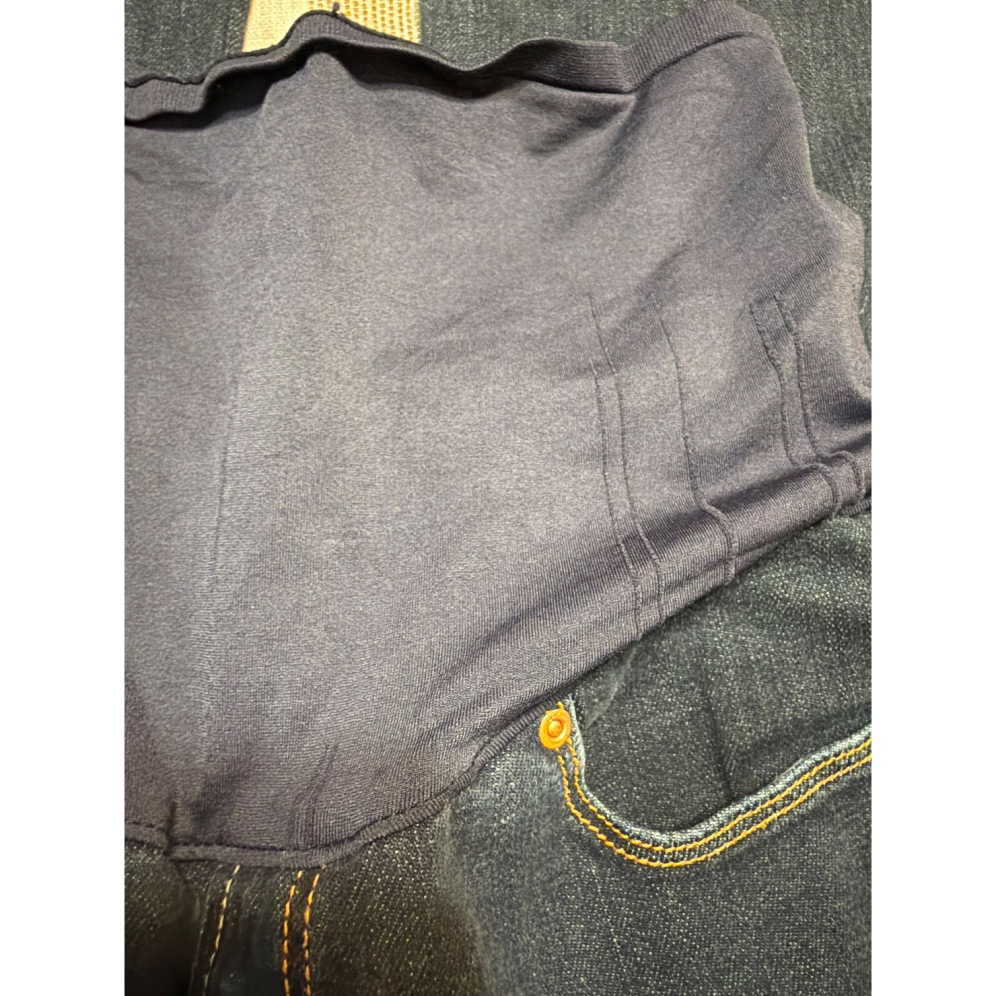 Gap Gap Sexy Boot Maternity Bootcut Jeans Dark Wash Stretch Fabr Size 27" / US 4 / IT 40 - 2 Thumbnail