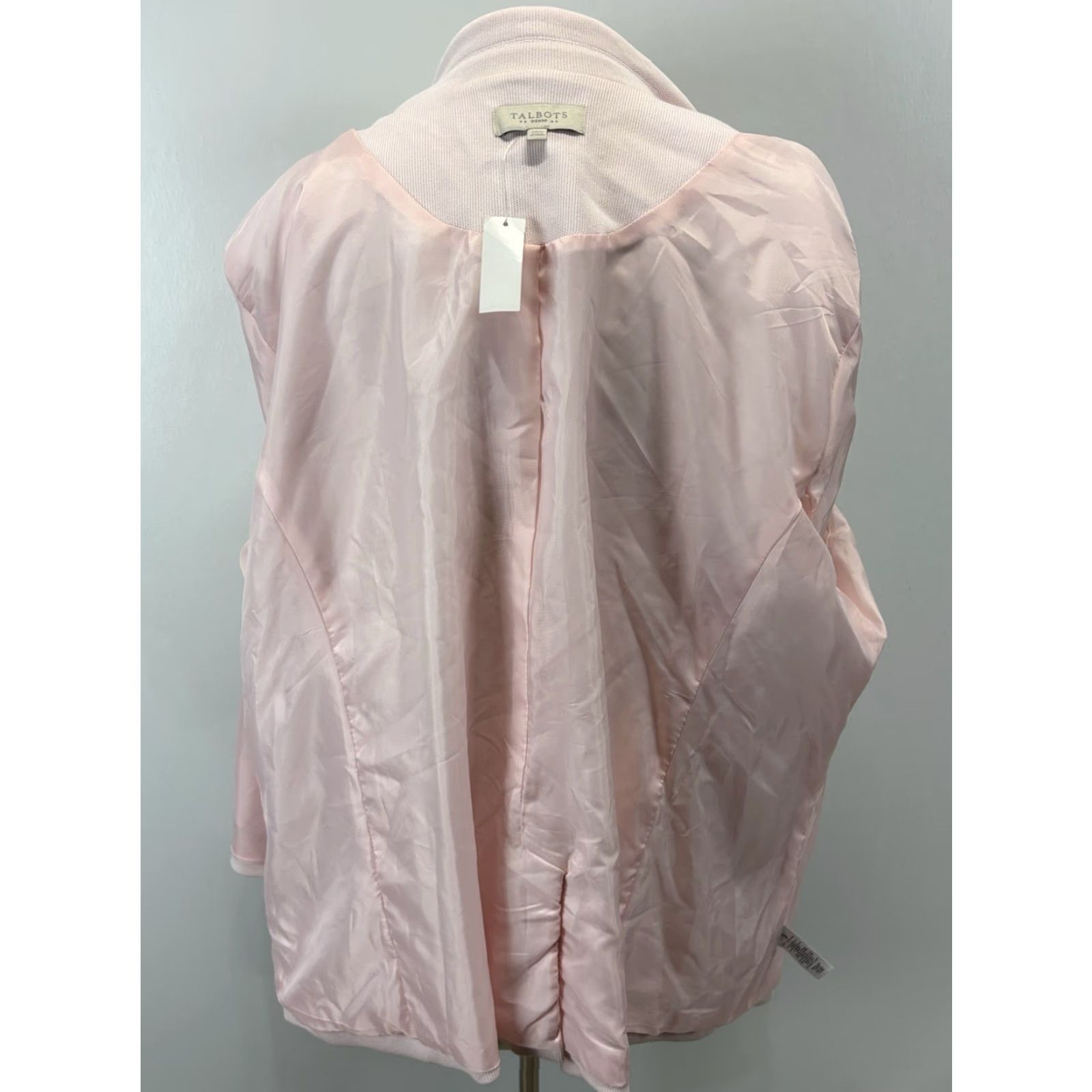 Talbots Talbots Blazer Women 26W Pink Cotton Career Womens Size 4XL / US 24-26 - 7 Thumbnail