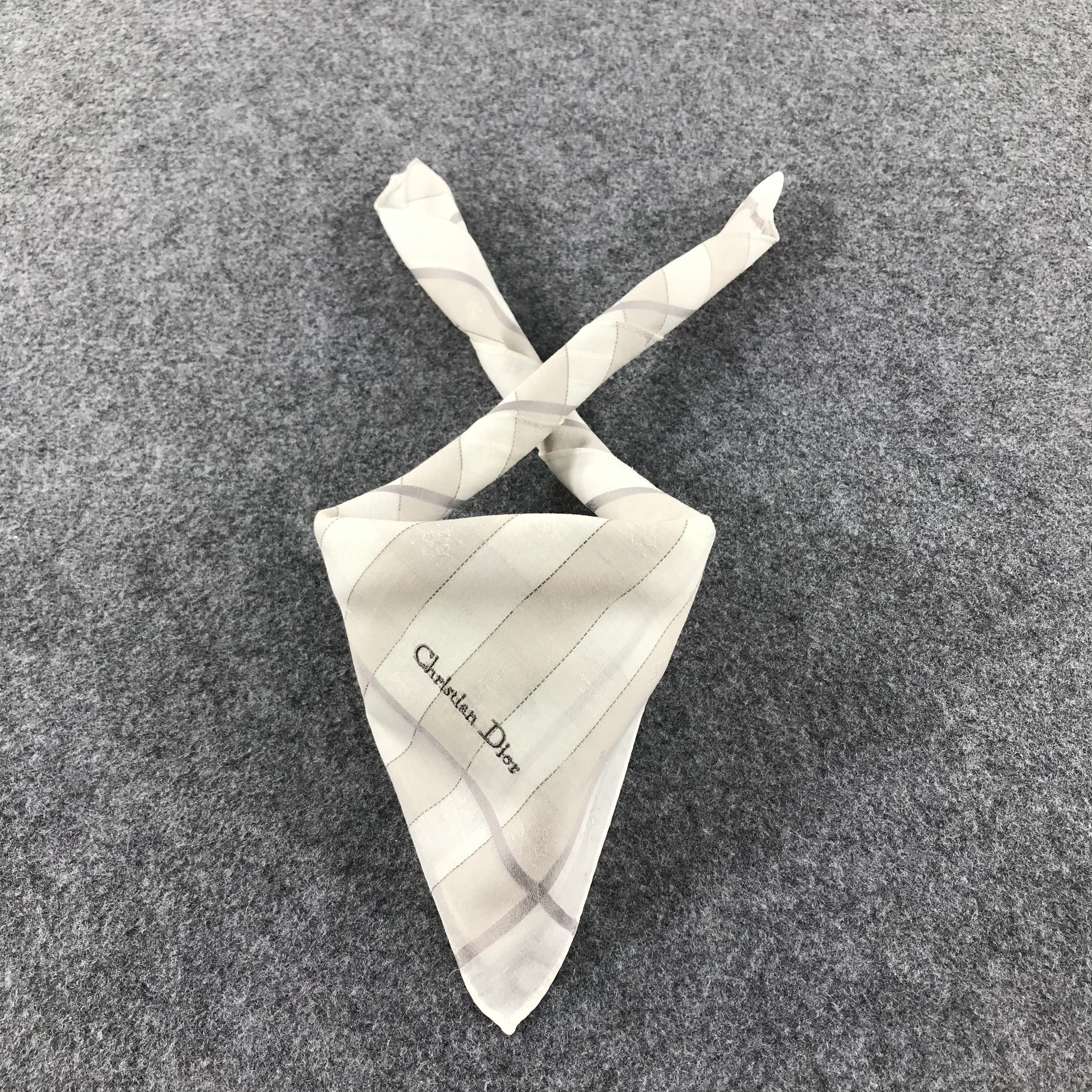 Christian Dior Monsieur Christian Dior Handkerchief Neckerchief Bandana H246 Size ONE SIZE - 2 Thumbnail