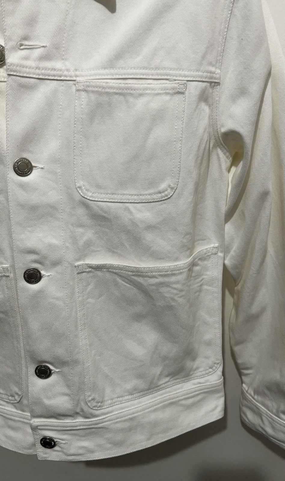 AMI Ami Paris Workwear Denim Jacket White Size Medium Size US M / EU 48-50 / 2 - 4 Thumbnail
