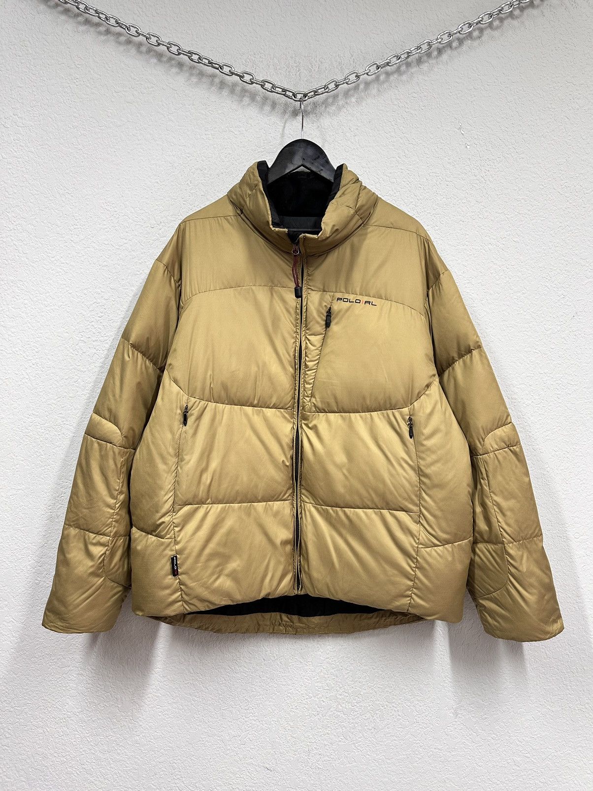Polo Ralph Lauren Vintage Puffer Down Jacket Ralph Lauren Y2K Brown Arcteryx Size US XL / EU 56 / 4 - 1 Thumbnail