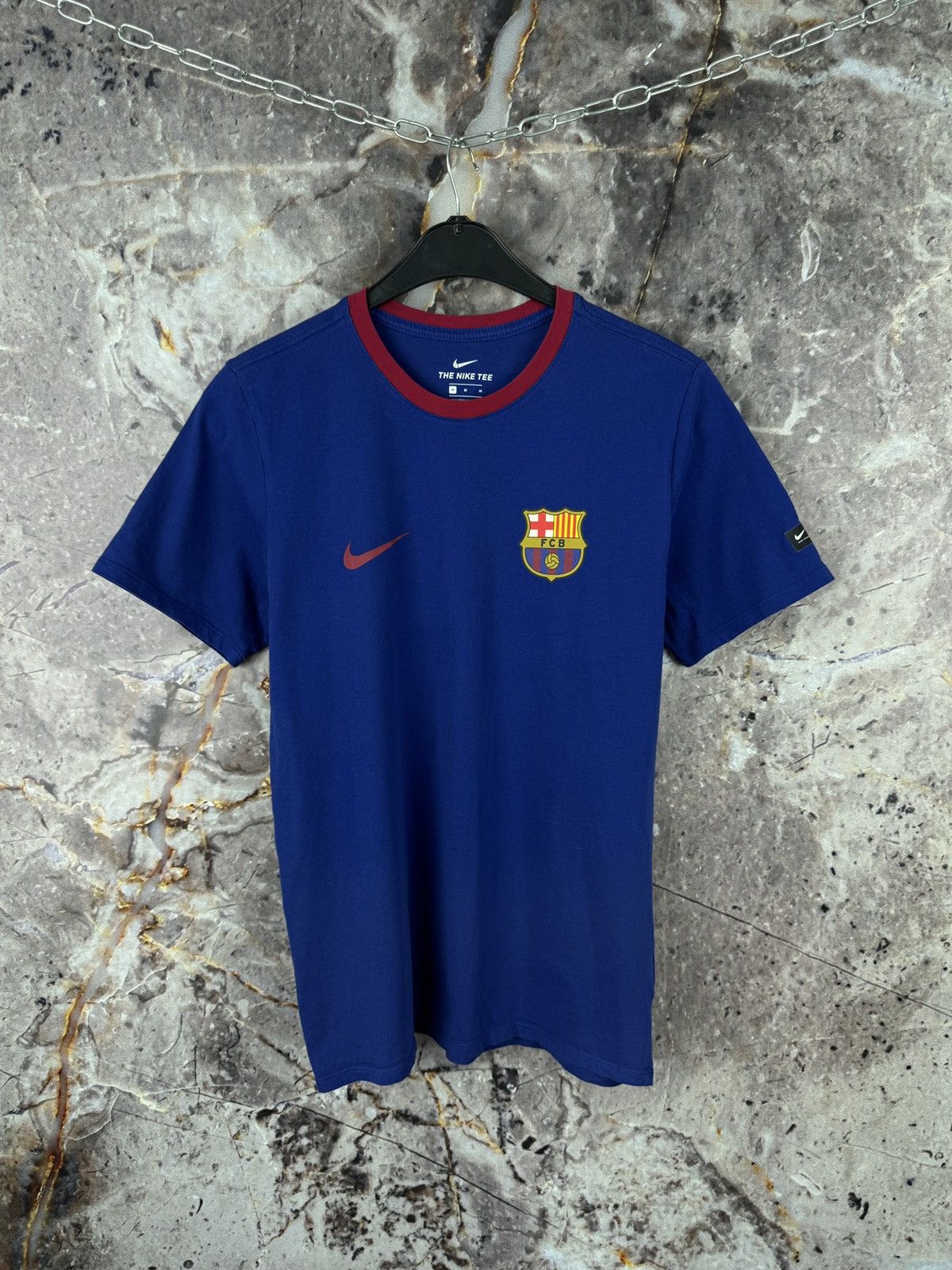 Nike Men’s Nike Football T-Shirt FCB Soccer Barcelona Size Medium Size US M / EU 48-50 / 2 - 1 Thumbnail