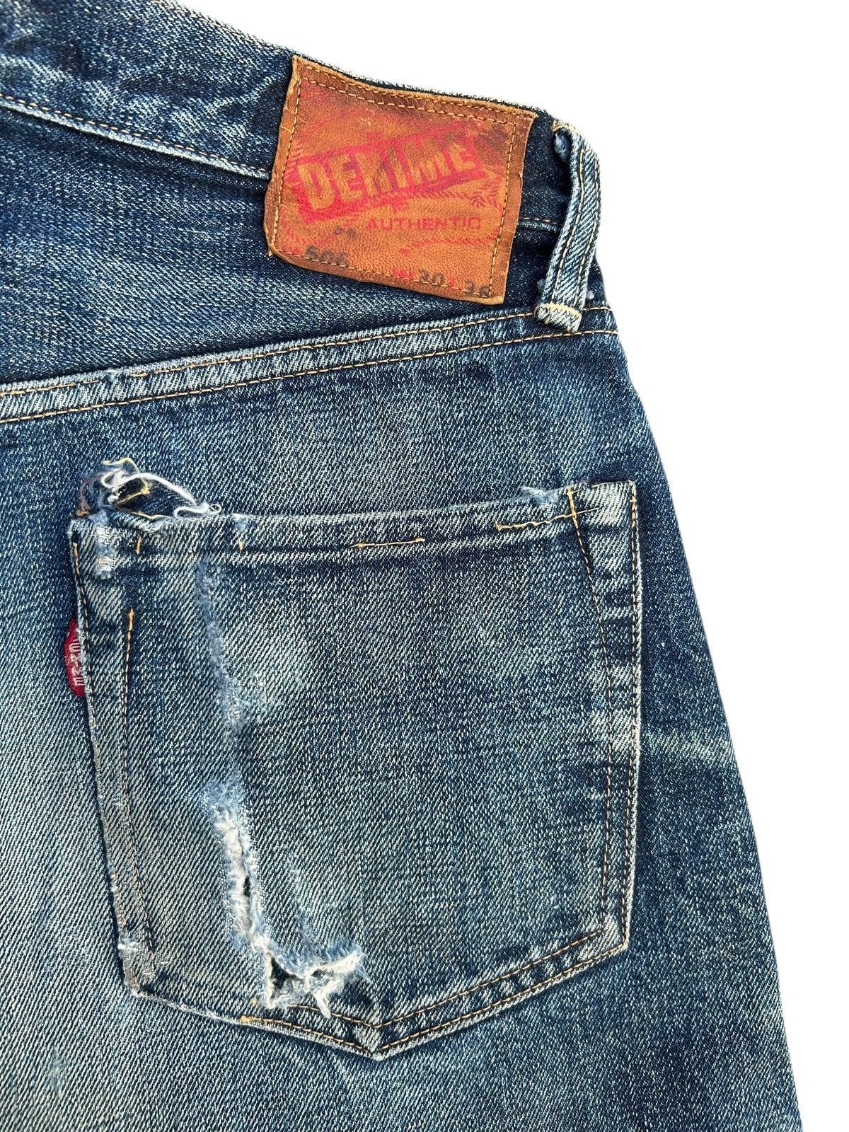 Kapital Thrashed Vintage Denime Selvedge Denim Jeans Size US 29 - 11 Thumbnail