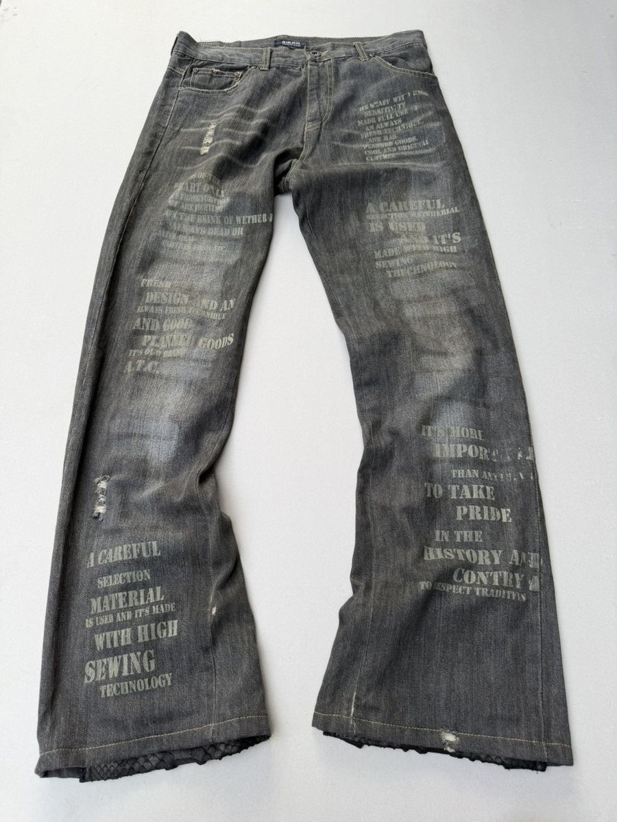 In The Attic lace up flare jeans Size US 31 - 1 Thumbnail