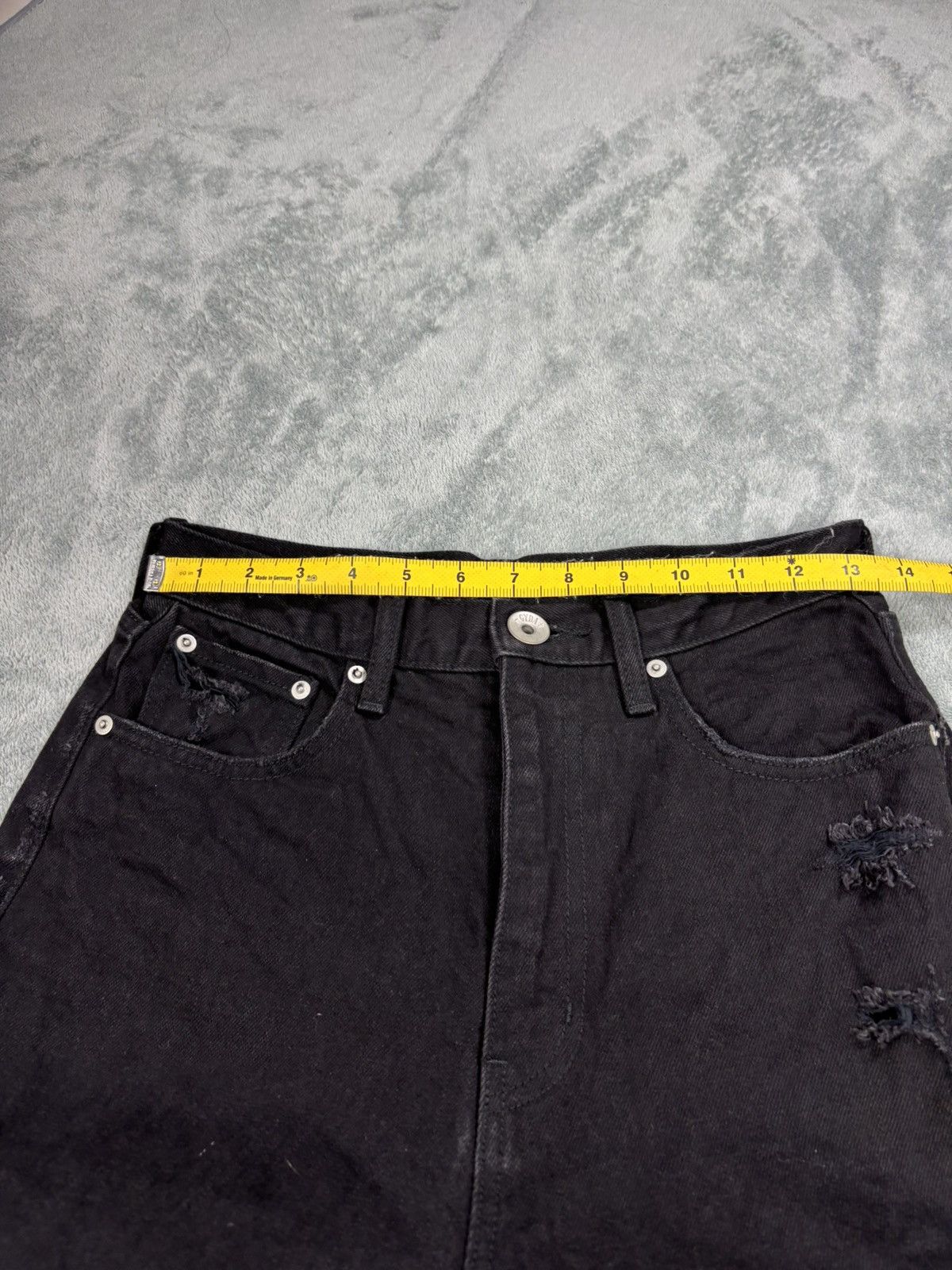 14th Addiction Gyda Superbalck Distressed Denim Jeans. S0164 Size US 27 - 11 Thumbnail