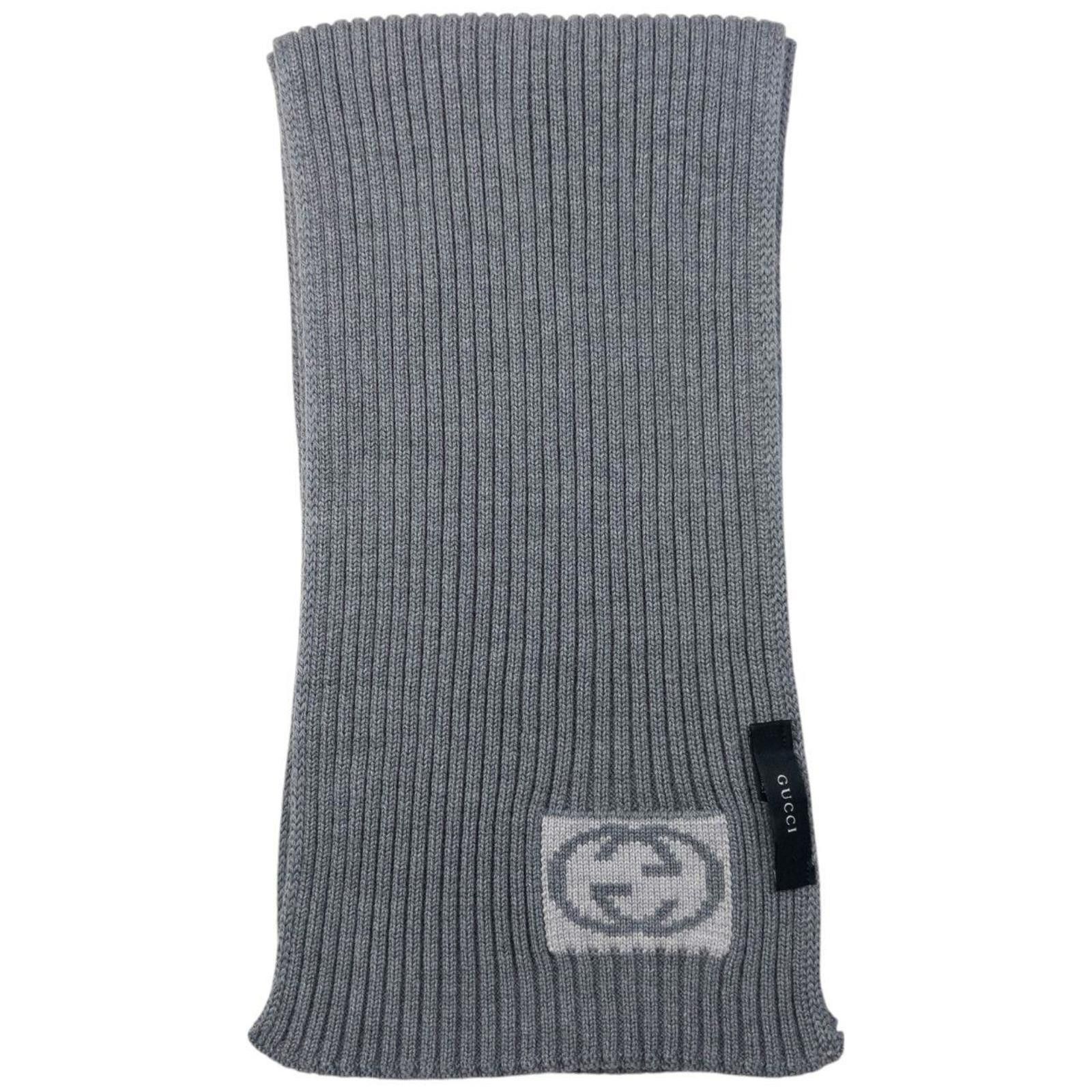 Gucci Vintage Gucci Ribbed Knit Wool Scarf Size ONE SIZE - 3 Thumbnail