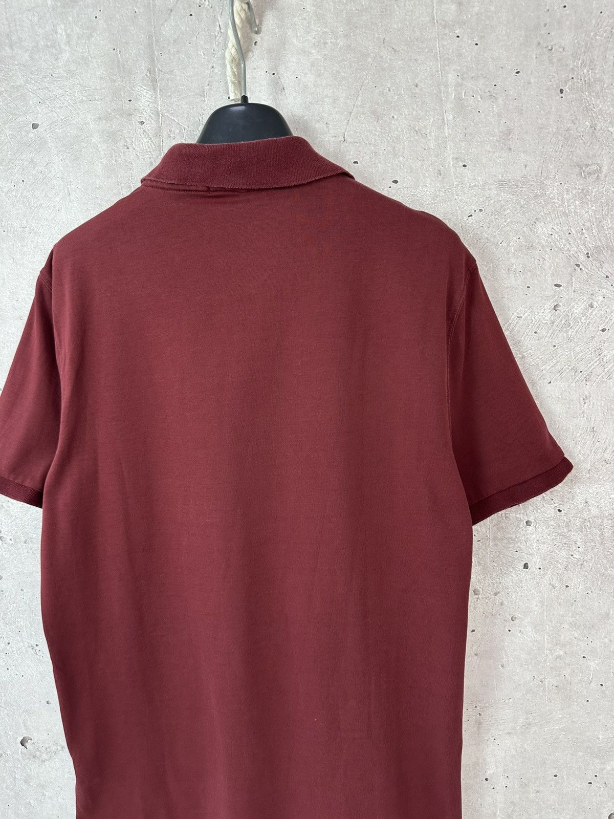 Burberry Vintage Burberry Brit Burgundy Cotton Polo Size US M / EU 48-50 / 2 - 8 Thumbnail