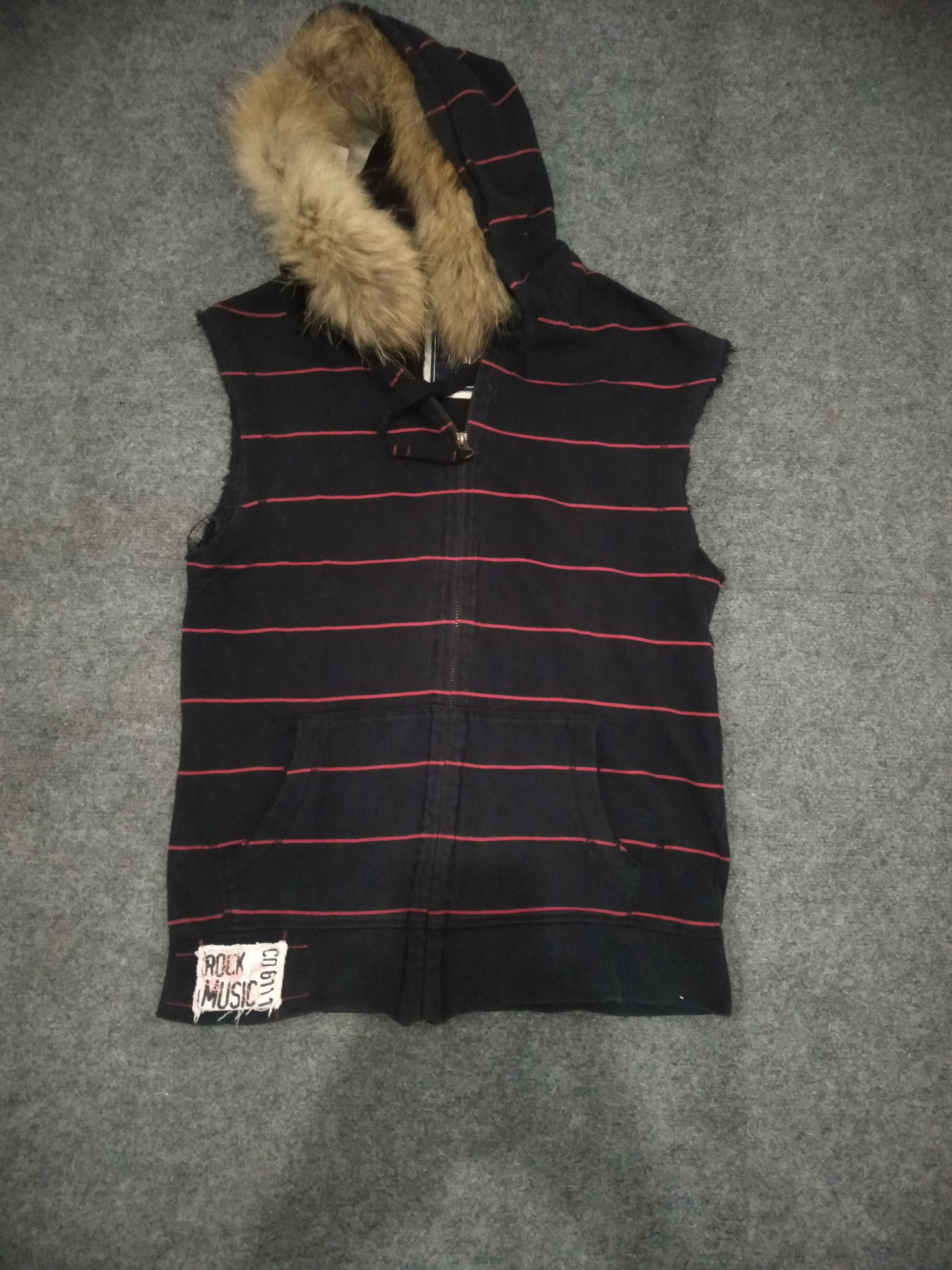 If Six Was Nine Japanesse Fur vest zip Hoodie Lgb style ossela Size US M / EU 48-50 / 2 - 8 Thumbnail