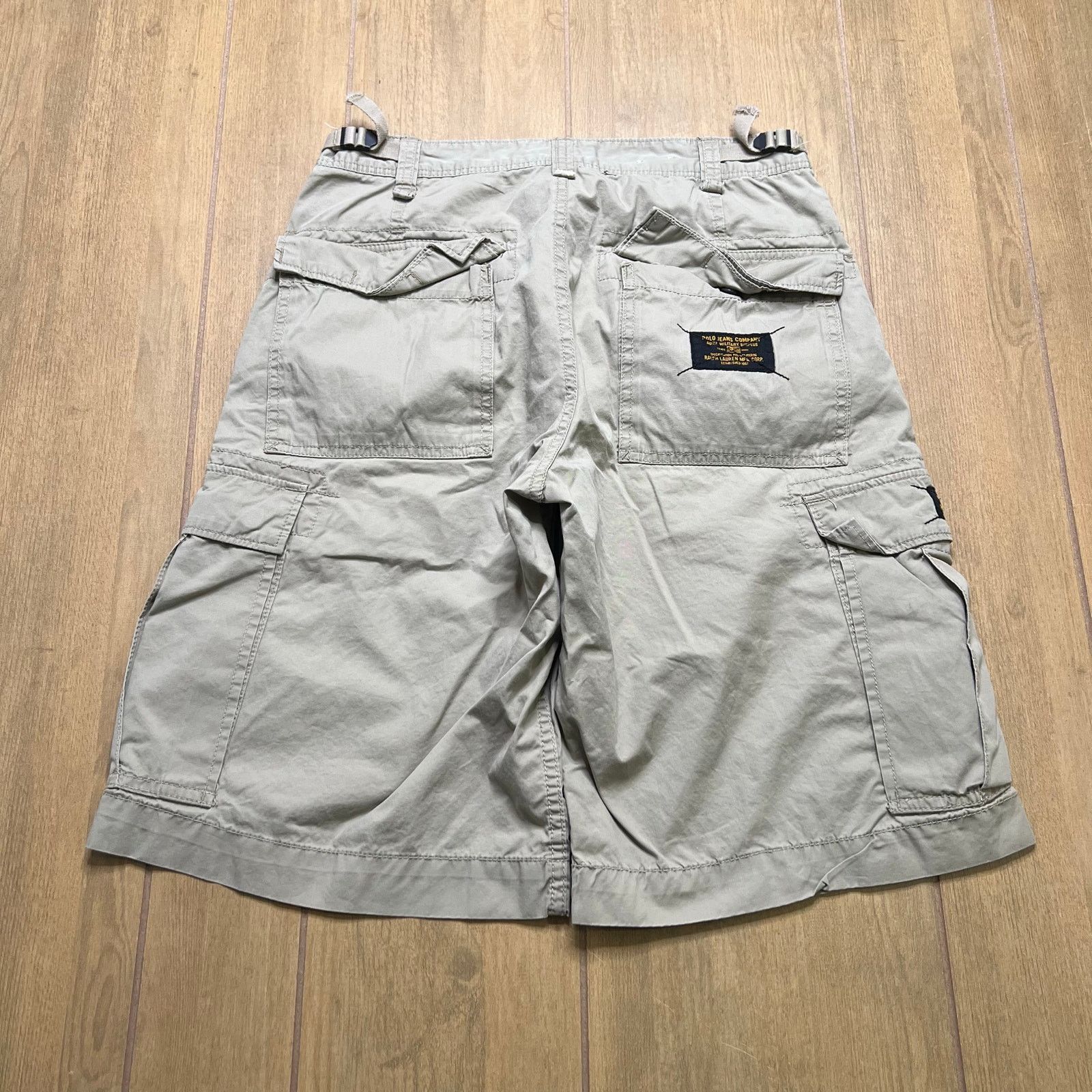 Polo Ralph Lauren Vintage Polo Ralph Lauren Ripstop Cargo Shorts Military 30 Size US 30 / EU 46 - 7 Thumbnail