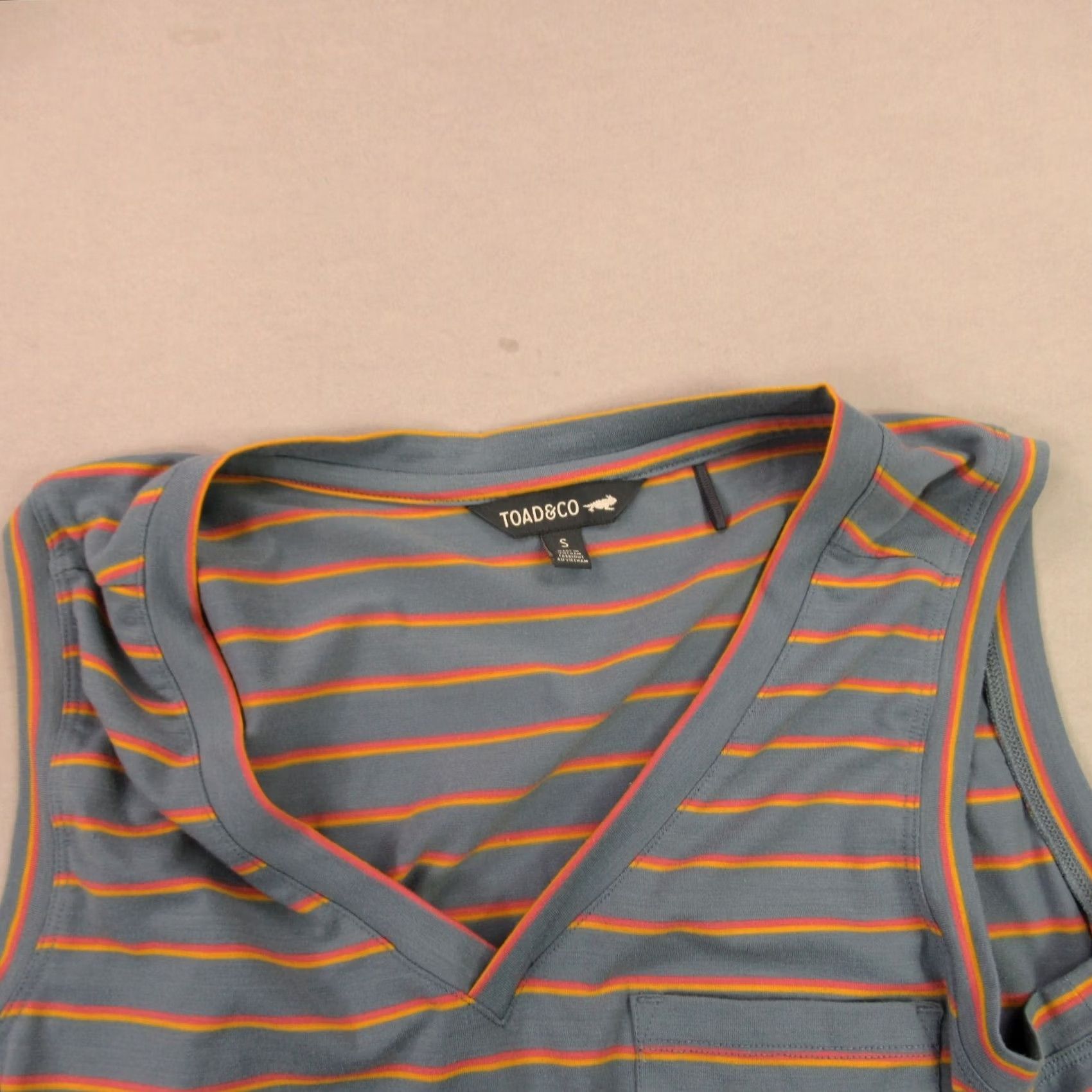 Toad&Co Toad&Co Dress Womens Small Sleeveless Striped Casual Lightweight Pocket Dress Size S / US 4 / IT 40 - 2 Thumbnail