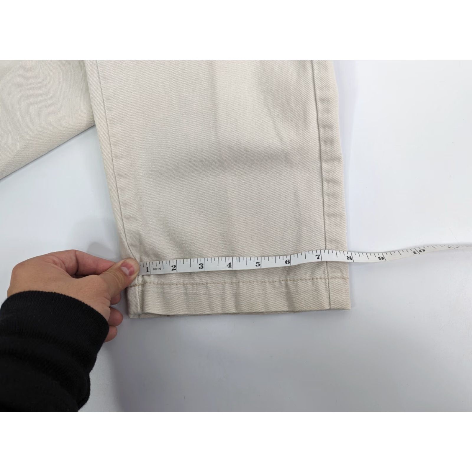 Lee VINTAGE Lee Riders Beige Women's Pants High Waist Size 6 Union Made in USA Size 28" / US 6 / IT 42 - 7 Thumbnail