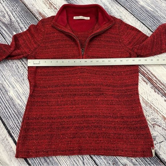 Woolrich Woolen Mills Woolrich Women’s 1/4 Zip Pullover Knit Sweater Size M / US 6-8 / IT 42-44 - 7 Thumbnail
