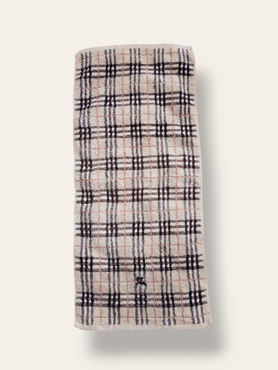 image of Burberry London Nova Checkered Face Hand Towel, Men's