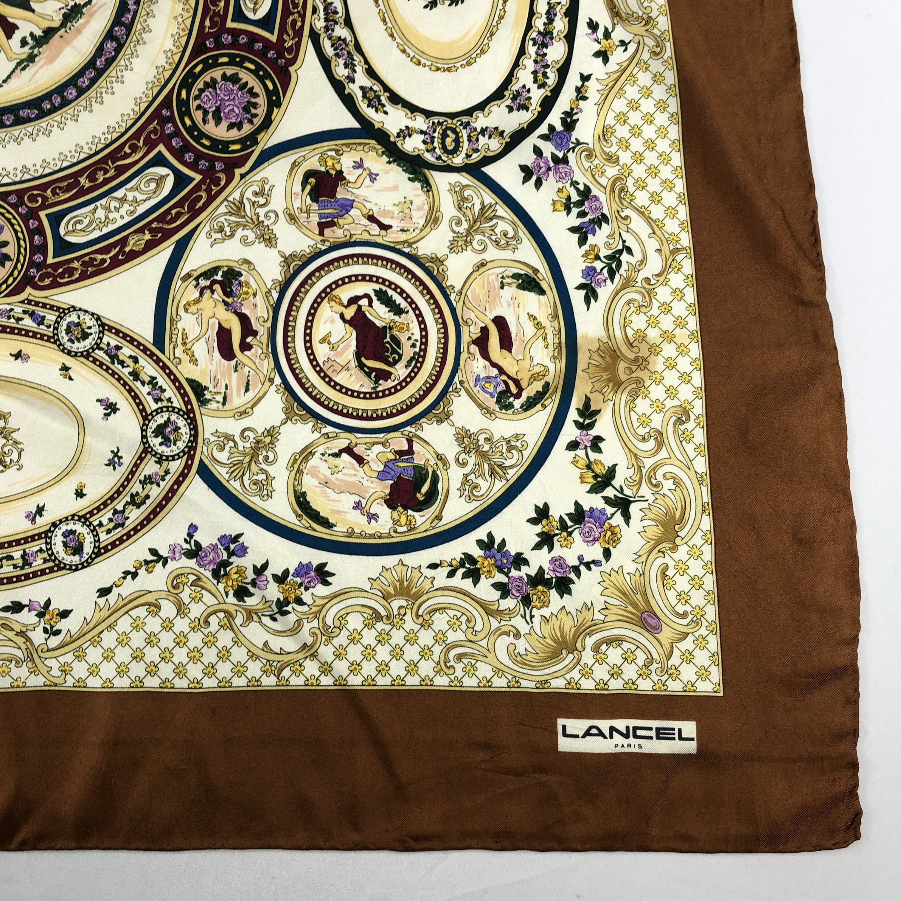 Vintage Lancel silk Scarf