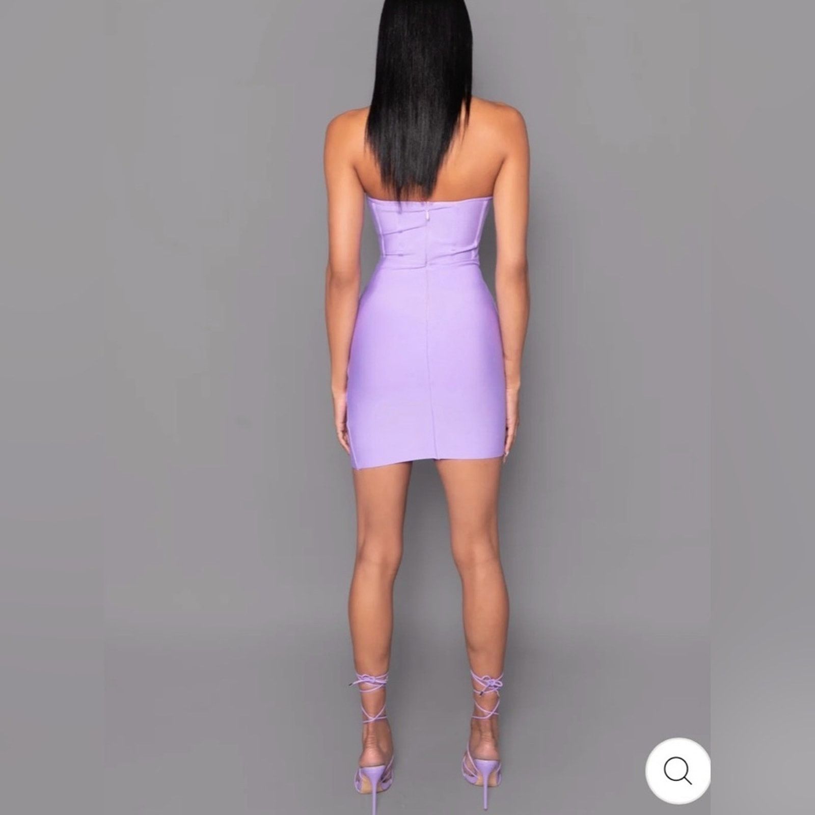 Other New Y2K Lavender Strapless Bodycon Dress size XS Size XS / US 0-2 / IT 36-38 - 3 Thumbnail