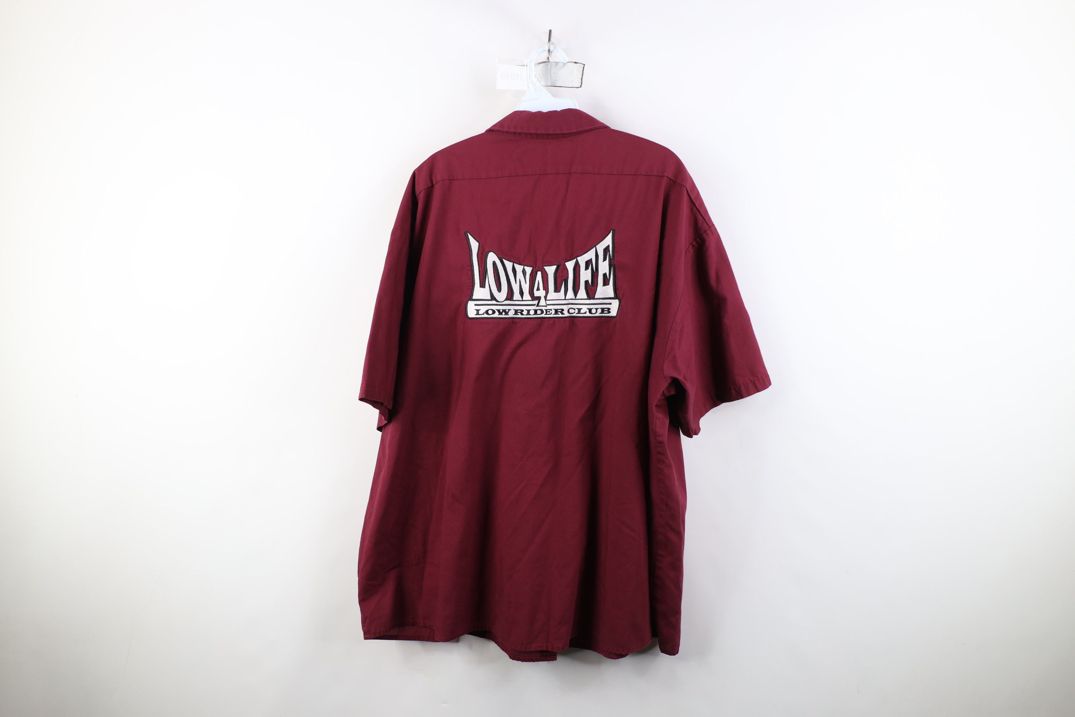 Vintage Vintage 90s Streetwear Life Low Rider Club Button Shirt USA Size US XXL / EU 58 / 5 - 11 Thumbnail