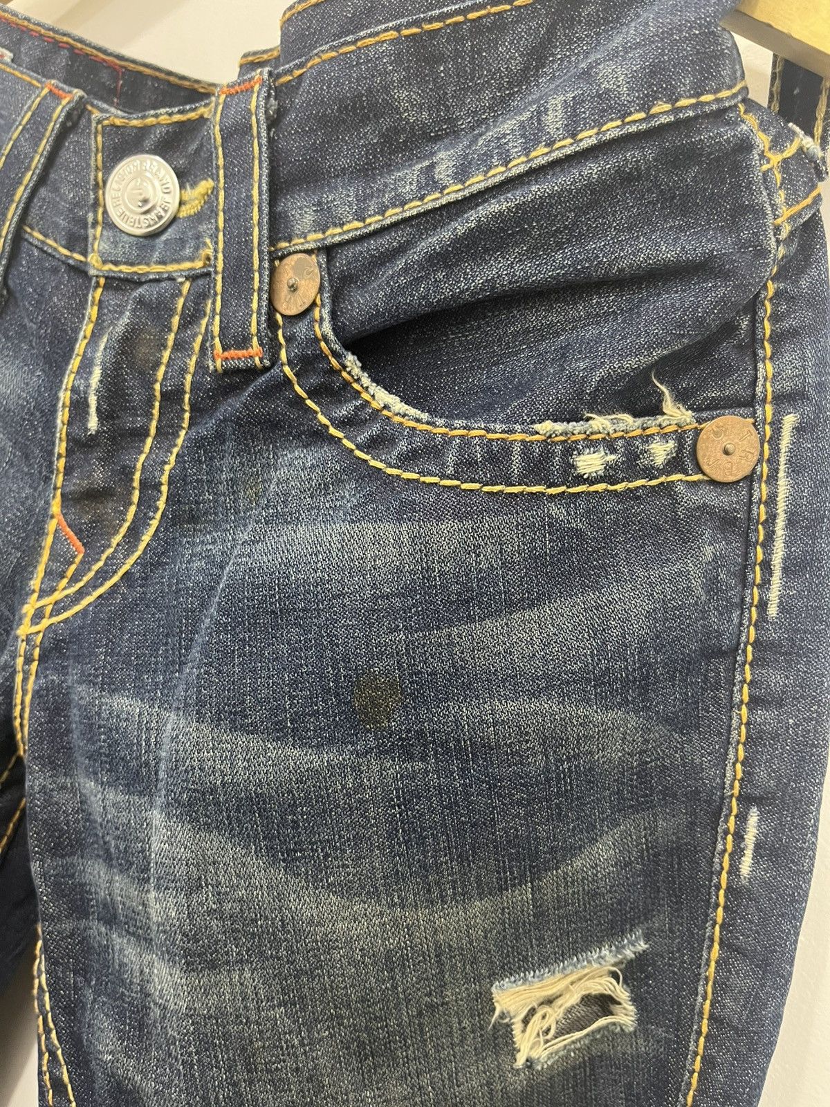 True Religion True Religion Blue Jeans Section Rainbow Joey Size US 34 / EU 50 - 3 Thumbnail