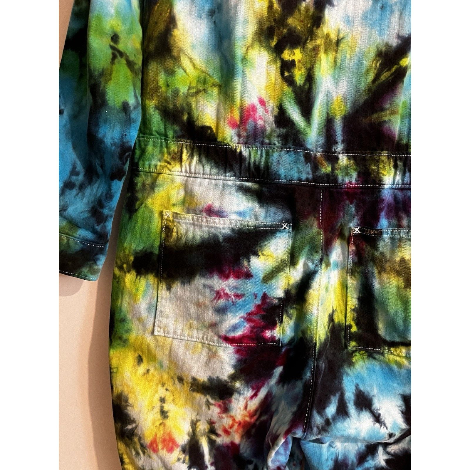 Lee Lee Union Alls Coveralls XL Tie Dye Workwear Jumpsuit Size US 40 / EU 56 - 9 Thumbnail