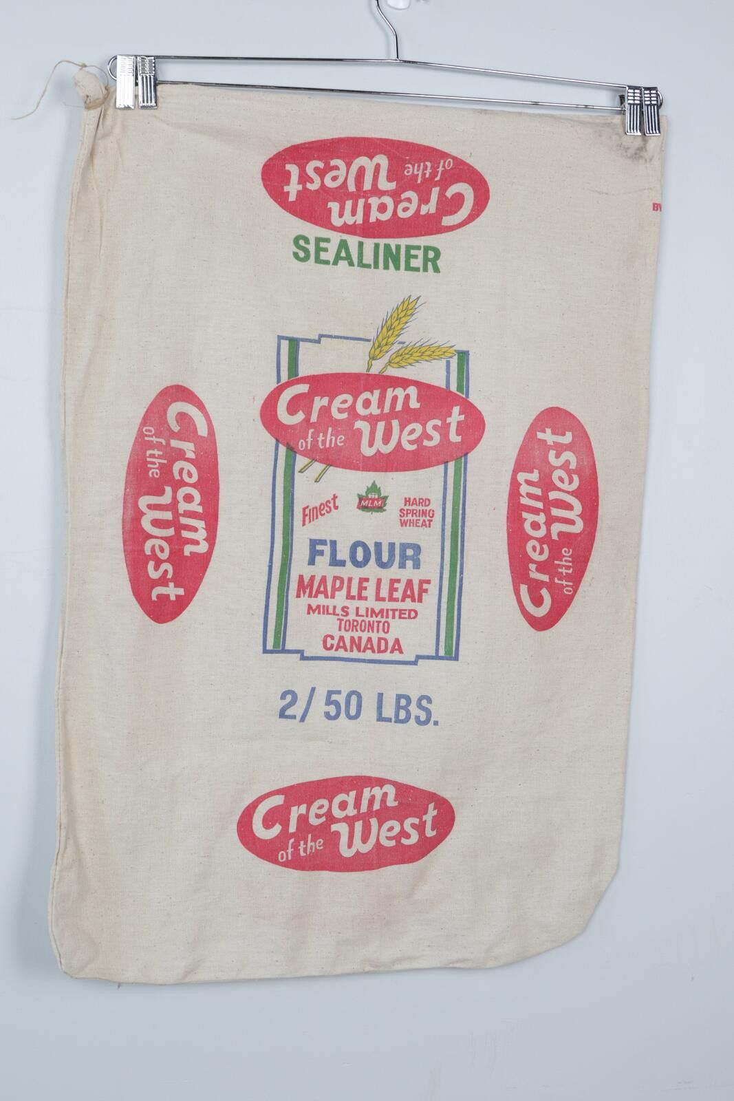 Other 60's Cream Of The West Maple Leafs Mills Sack Bag Size ONE SIZE - 3 Thumbnail