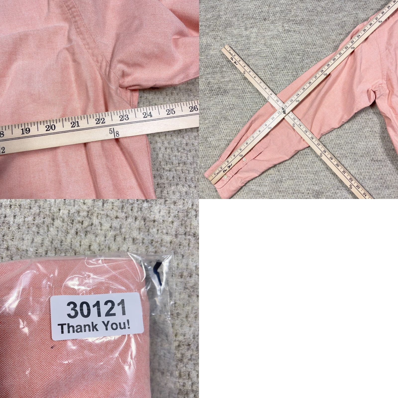 Ralph Lauren Ralph Lauren Orange Button-Up Shirt Men L Cotton Oxford Casual Business Dress Polo Pony Vintage: No (adjusted within rules) Size 42R - 9 Thumbnail