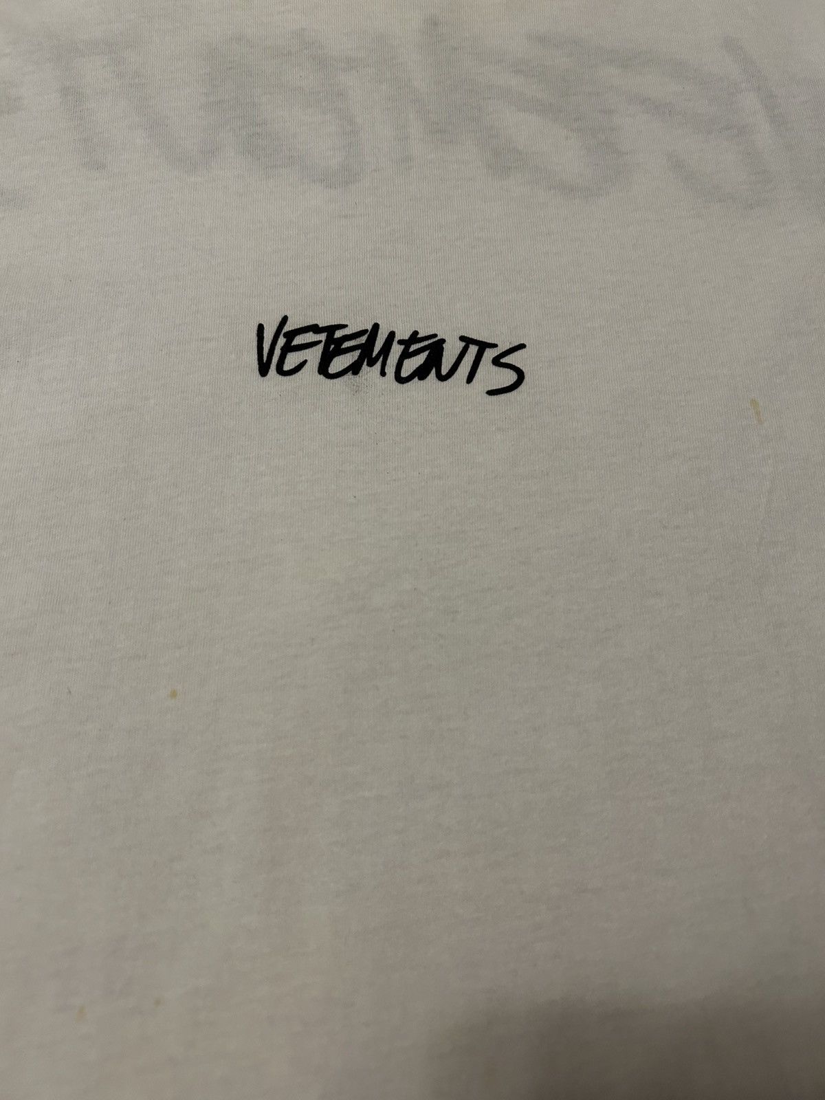 Vetements Vetements Written Logo Tee Size US XS / EU 42 / 0 - 2 Thumbnail