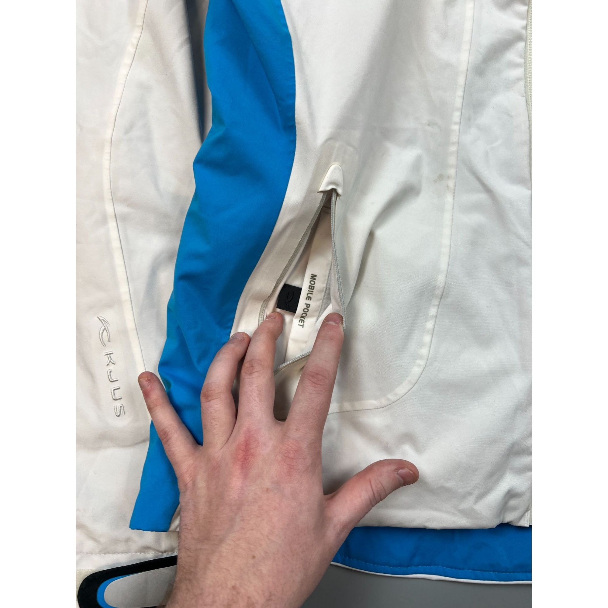 KJUS Kjus White Ski Jacket With Ski Mask (Y0695) Size M / US 6-8 / IT 42-44 - 5 Thumbnail