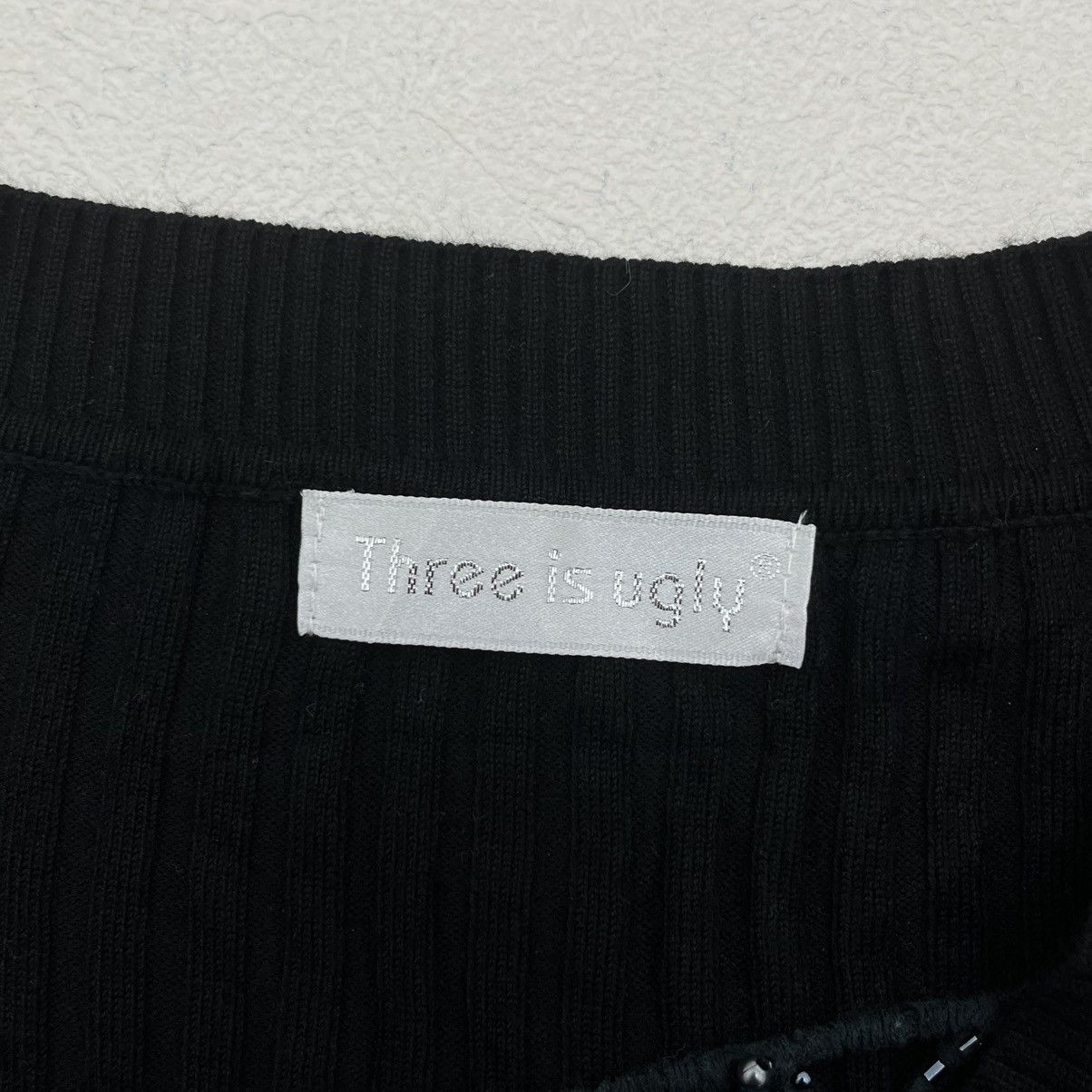 If Six Was Nine There Is Ugly LS Gothic Mesh Hem Transparent ifsixwas9 Style Size US M / EU 48-50 / 2 - 10 Thumbnail