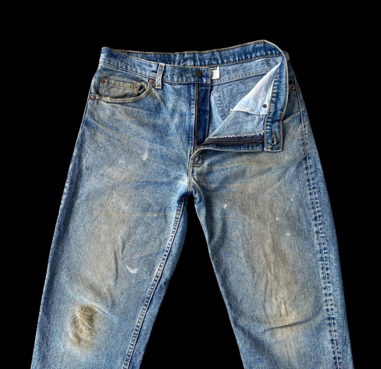 Levi's Vintage Clothing VINTAGE 1993 LEVIS 550 DIRTY MUDWASH GRUNGE JEAN USA W35X31" Size US 35 - 8 Thumbnail