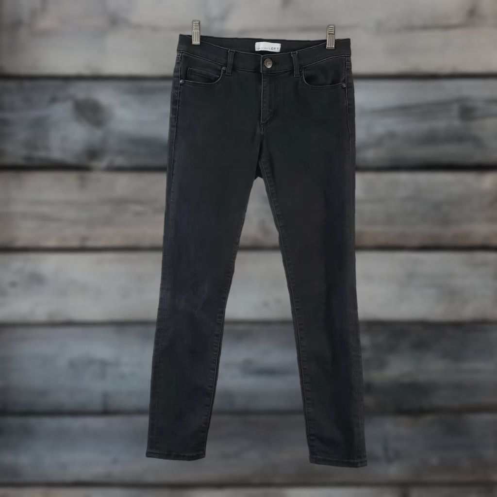Loft **Womens Ann Taylor LOFT Modern Skinny Black Jeans Size 2 Low Rise** User: **Ann Taylor LOFT Womens Modern Skinny Black Jeans Size 2 Low Rise** Size 26" / US 2 / IT 38 - 1 Thumbnail