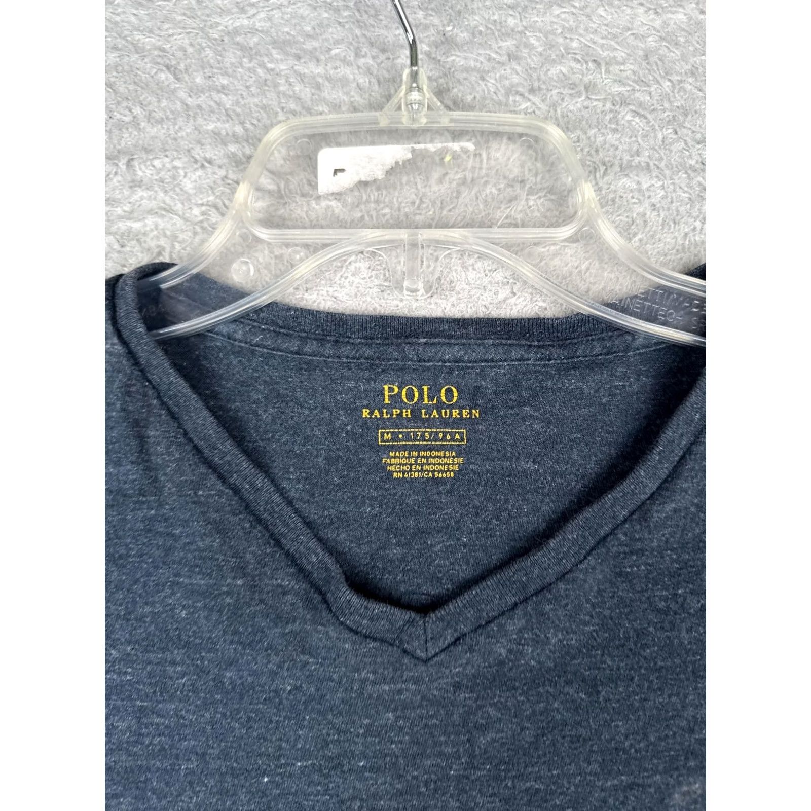 Polo Ralph Lauren Polo Ralph Lauren Shirt Mens Medium Blue V-Neck Short Sleeve Logo Jersey Tee Size US M / EU 48-50 / 2 - 7 Thumbnail