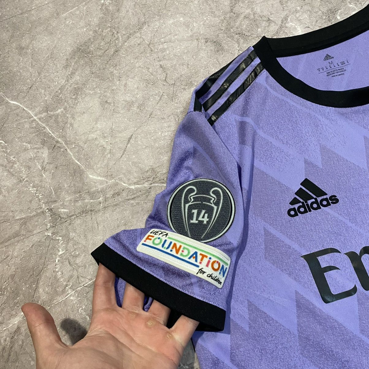 Adidas BENZEMA ! ADIDAS REAL MADRID TEE CHAMPIONS LIGA MATCH ISSUE Size US M / EU 48-50 / 2 - 10 Thumbnail