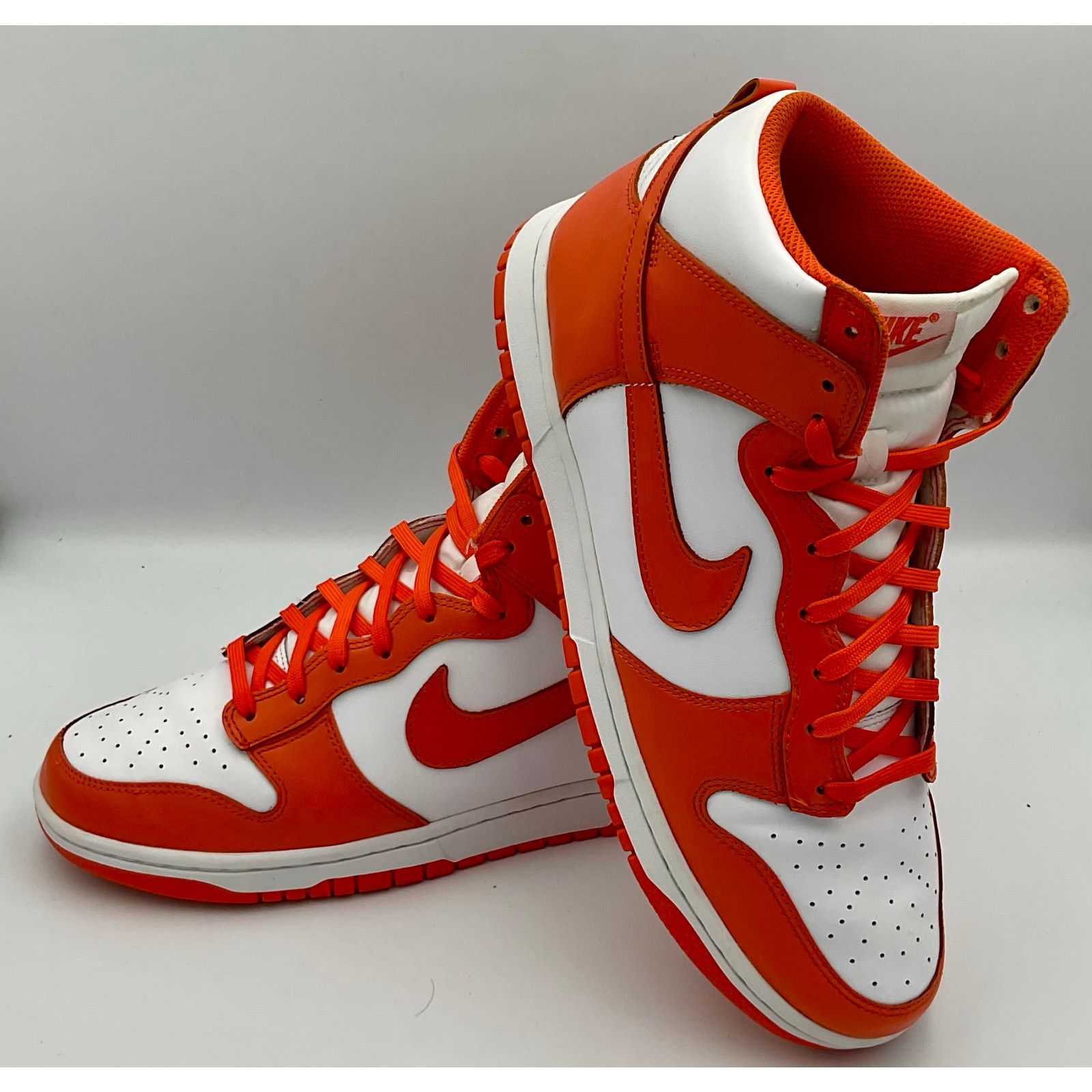 Nike Nike Dunk Hi Retro Orange White Syracuse DD1399-101 Sz 11 Size US 11 / EU 44 - 3 Thumbnail