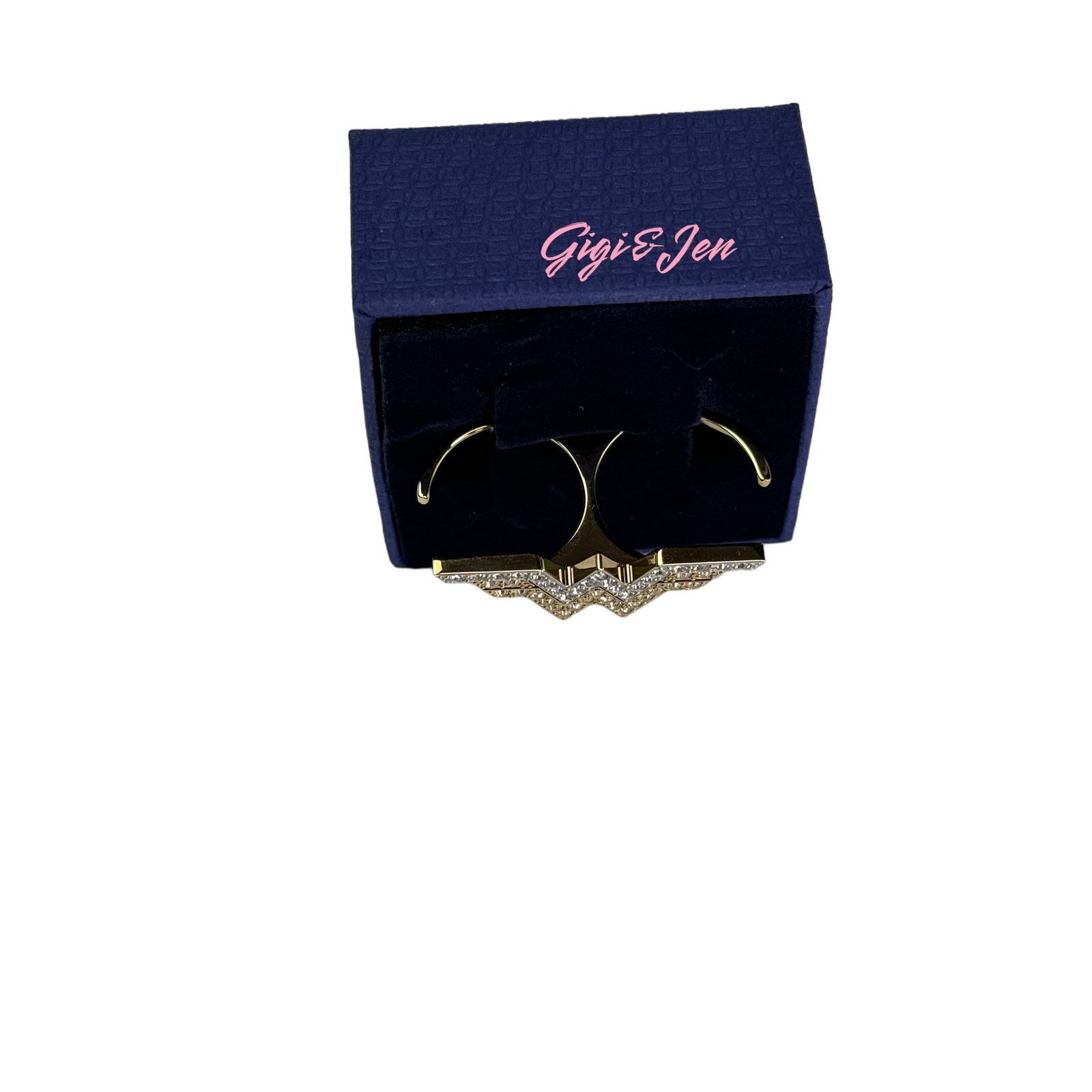 Swarovski Swarovski Fit Wonder Woman double ring Gold tone 55 - 58 Size ONE SIZE - 6 Thumbnail