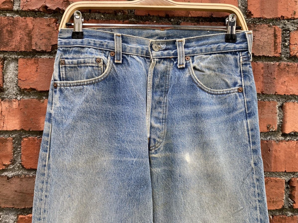 Levi's Vintage Clothing W30x30.5 Vintage levi's 501 distressed made in usa Size US 30 / EU 46 - 6 Thumbnail