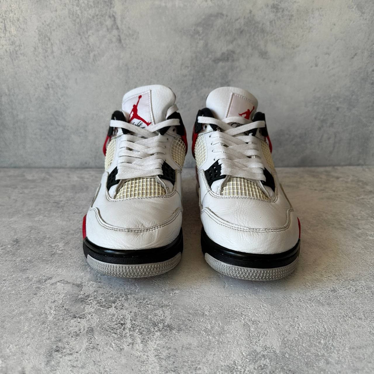 Jordan Brand Nike Air Jordan 4 Red Cement Size EU 43 Size US 9.5 / EU 42-43 - 5 Thumbnail