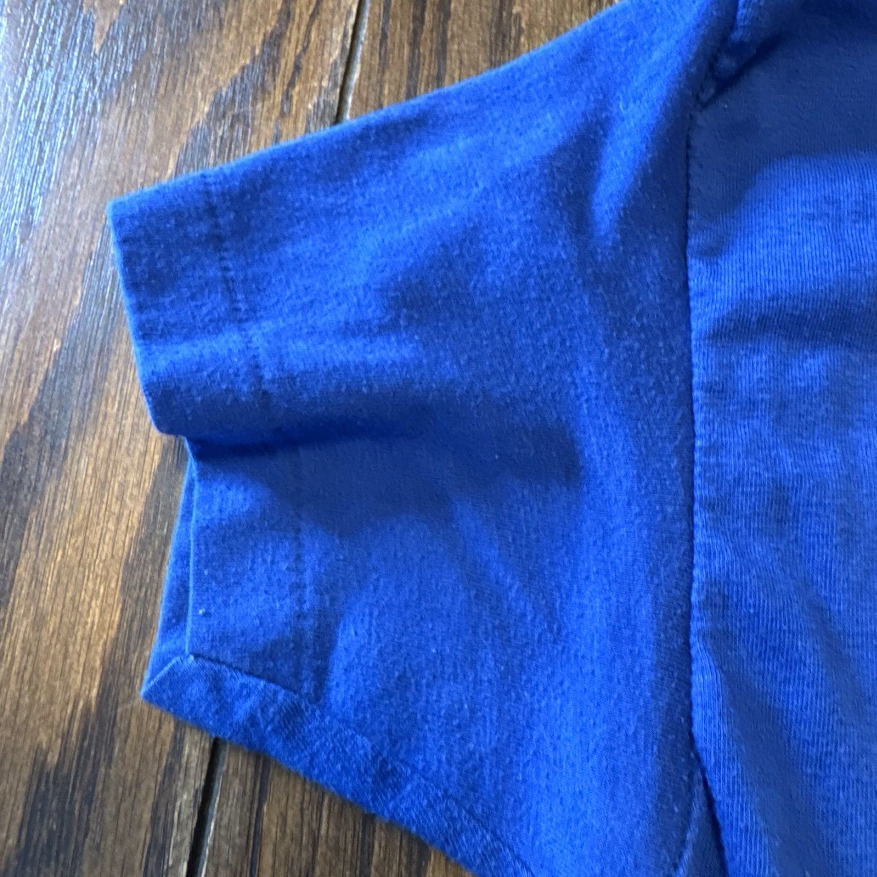 Hanes VINTAGE Elvis Presley T Shirt 1977 Blue Small 34/36 Hanes The King Lives On 23 long by 17 Size US S / EU 44-46 / 1 - 4 Thumbnail