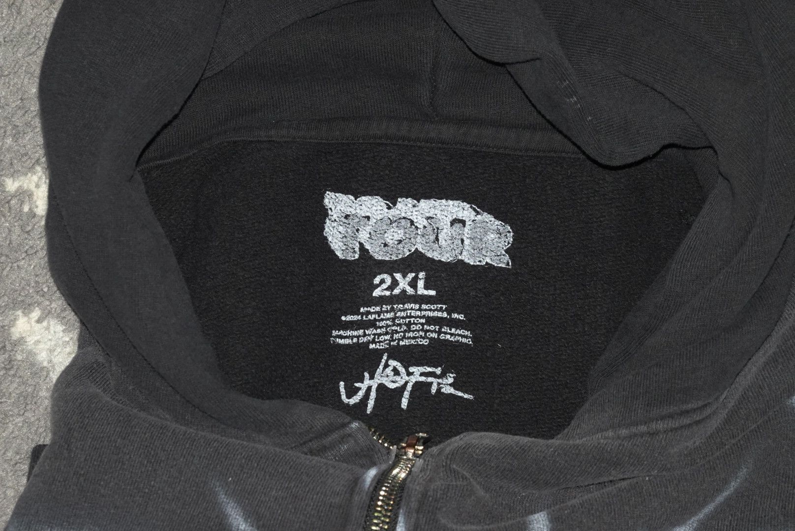 Nike × Travis Scott RARE TRAVIS SCOTT ZIP UP HOODIE SZ XXL Size US XXL / EU 58 / 5 - 3 Thumbnail