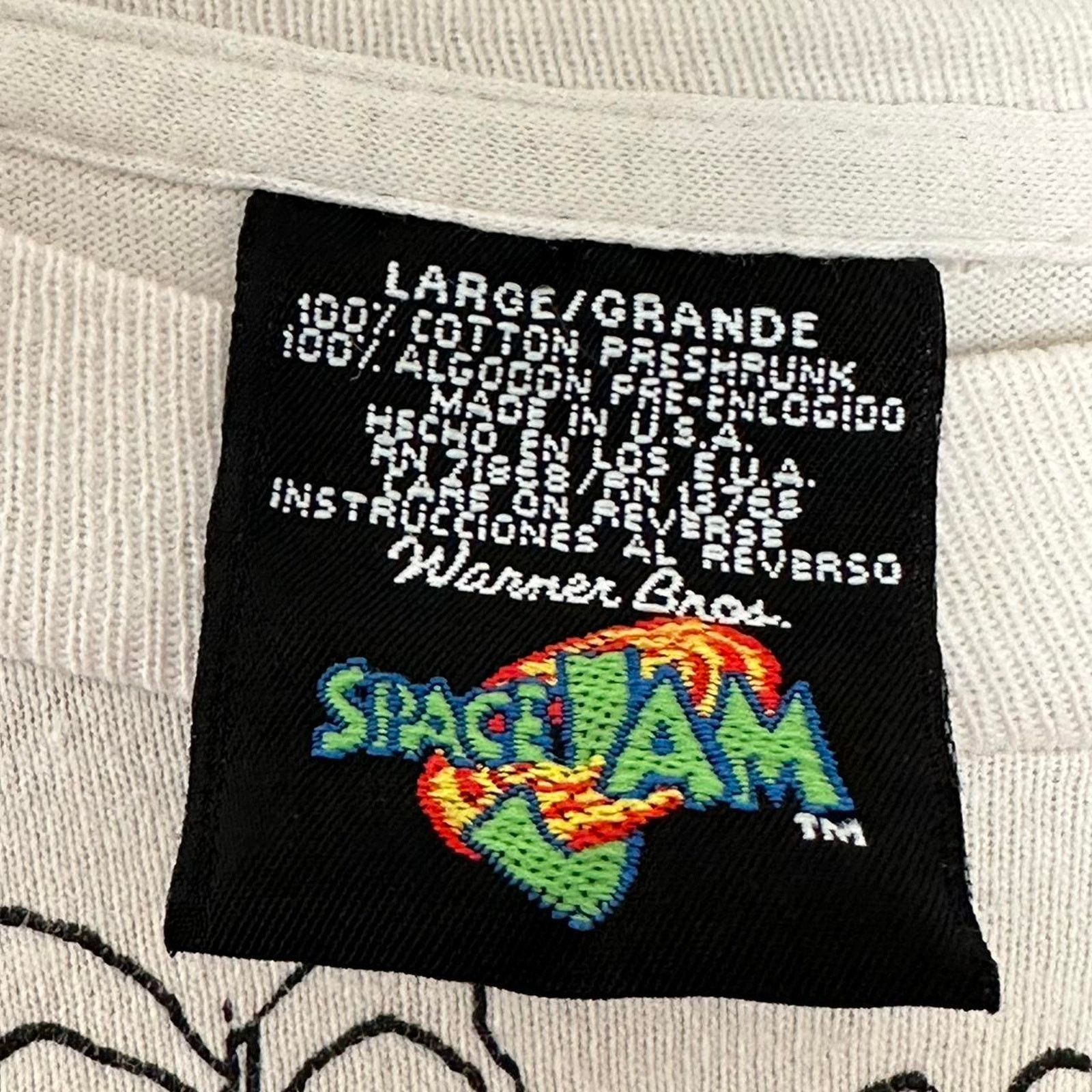 Vintage × Warner Bros RARE Vintage 1996 Space Jam Tasmanian Devil L/S Tee size L Size US L / EU 52-54 / 3 - 2 Thumbnail