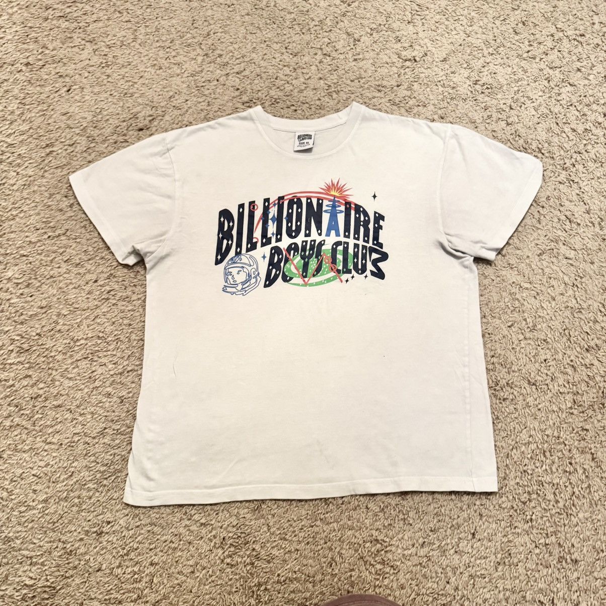 Billionaire Boys Club Billionaire Boys Club White Classic Logo Tee XL Size US XL / EU 56 / 4 - 2 Thumbnail