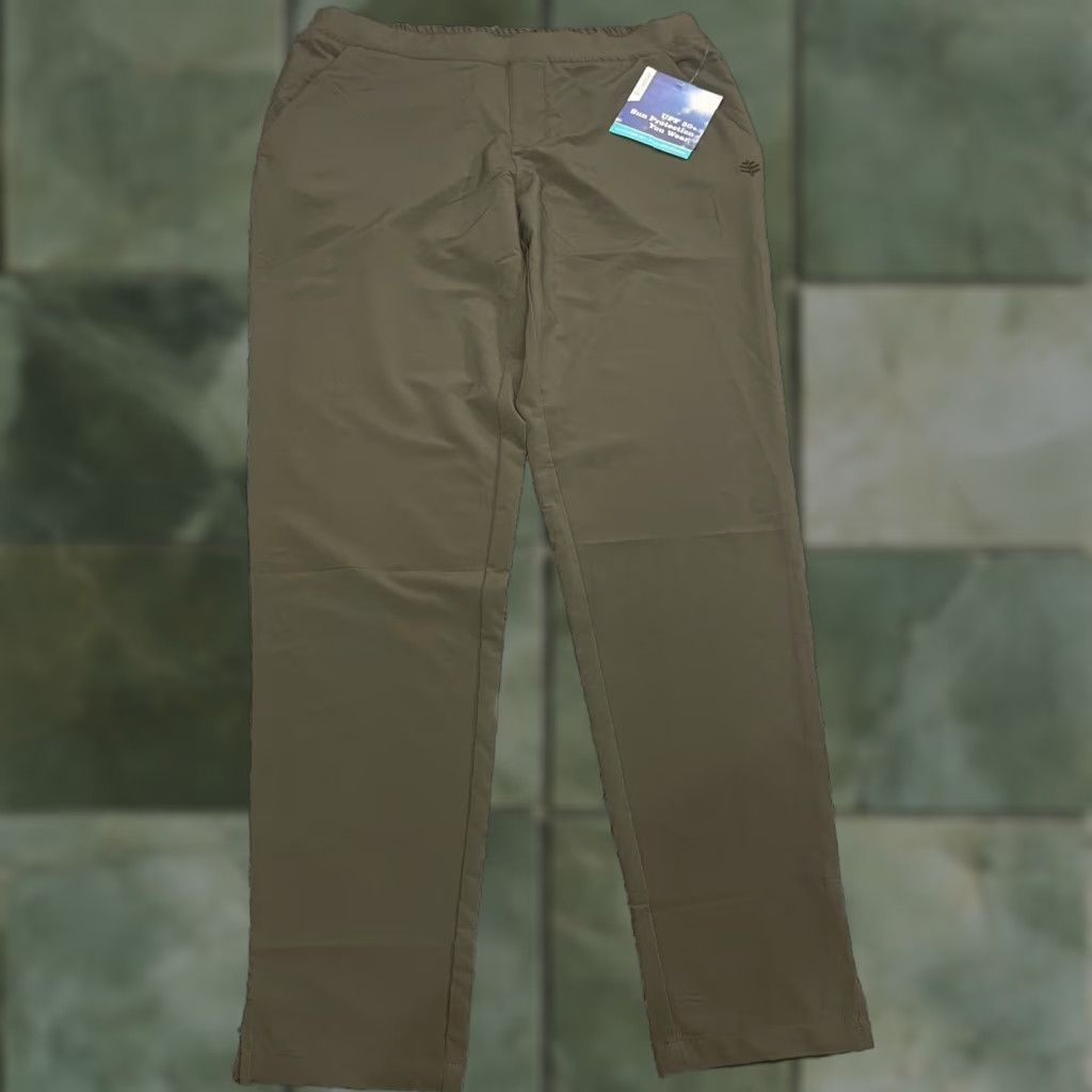 Vintage NWT Coolibar Navona City Pants Women’s Size Small Pull On Sun-Protective Green City Pants Women’s S Juniors Children? Wait. Size 28" / US 6 / IT 42 - 1 Thumbnail