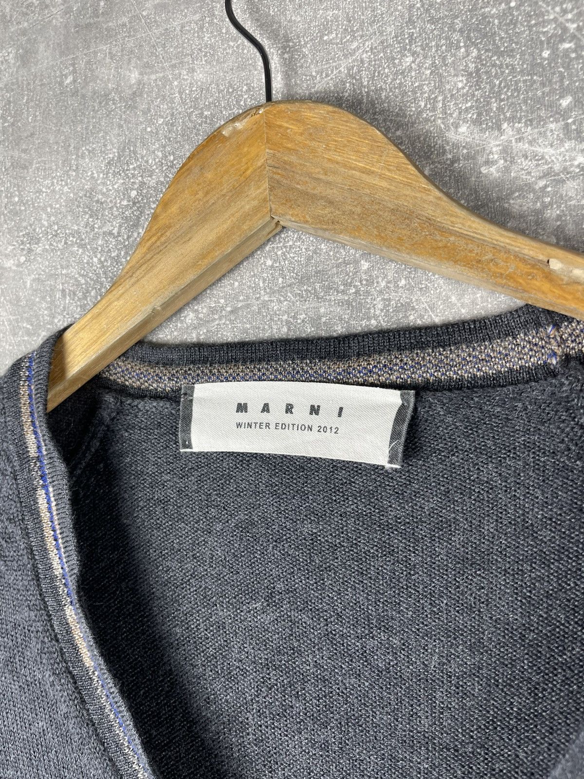 Marni Marni Virgin Wool Cardigan Gray Winter Edition 2012 Size 44 Size M / US 6-8 / IT 42-44 - 5 Thumbnail