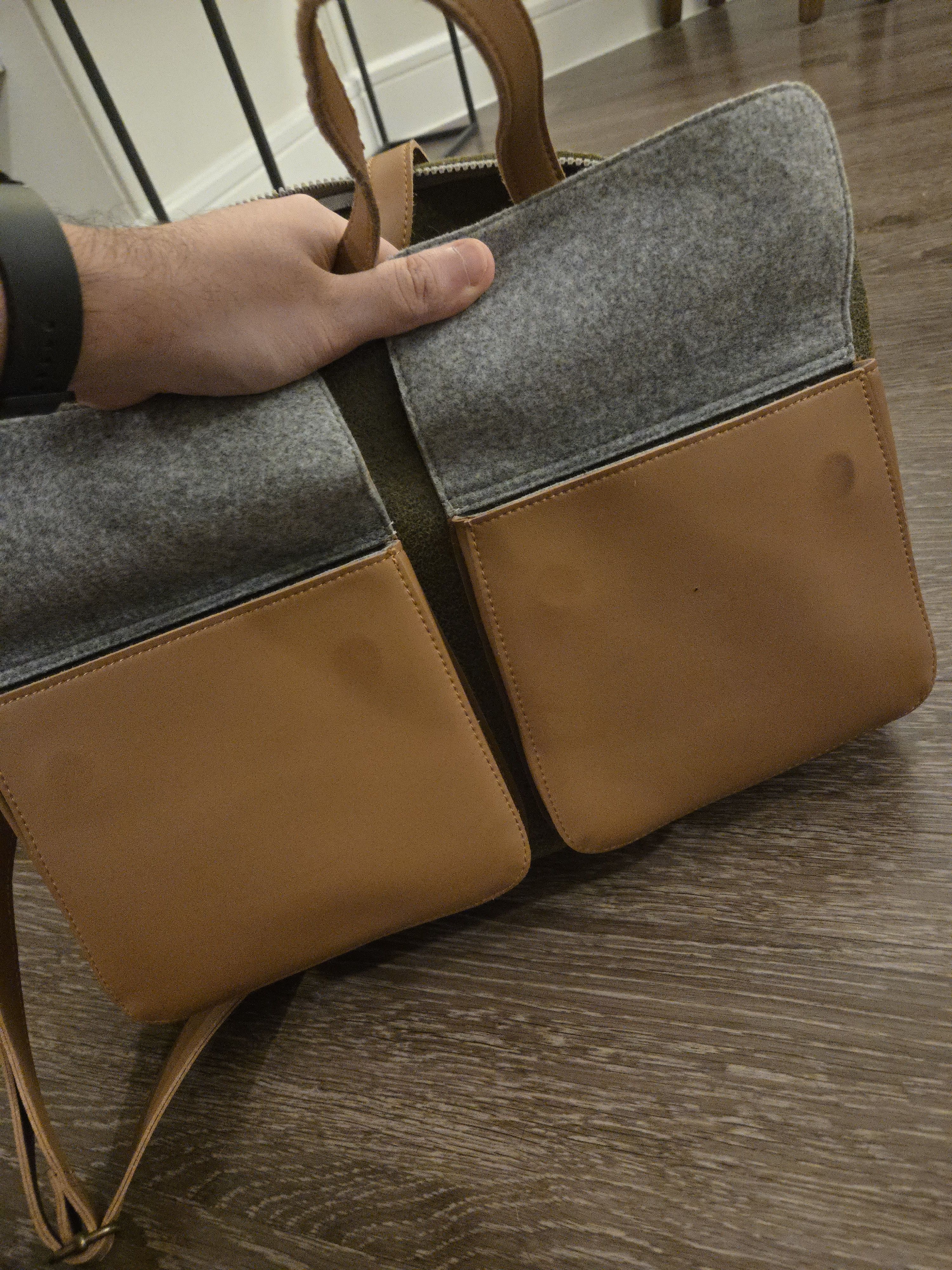 Other Frank Briefcase / Messenger Bag Green/Brown Size ONE SIZE - 7 Thumbnail