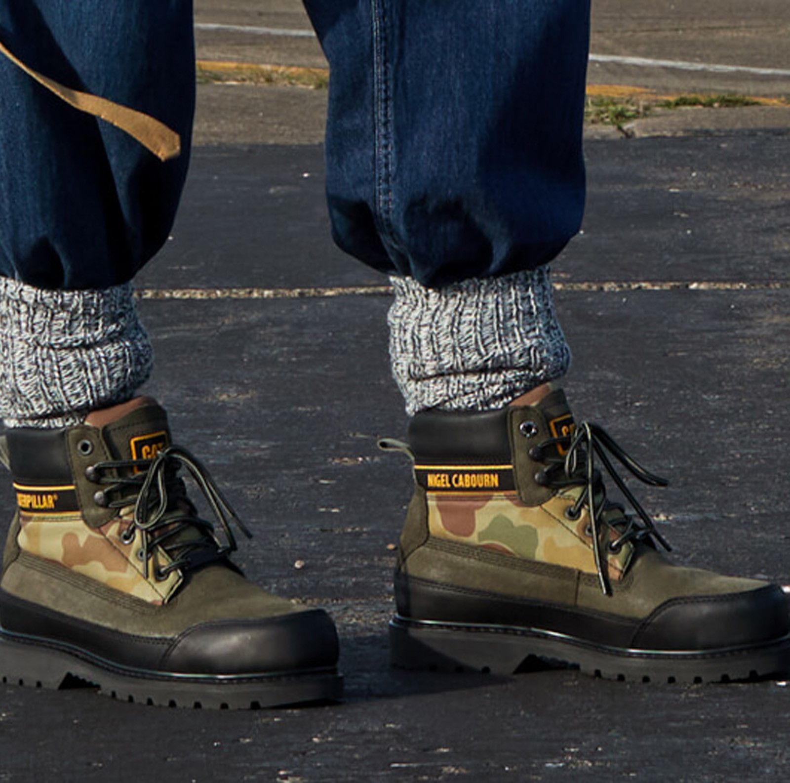 Nigel Cabourn $225 Caterpillar x Nigel Cabourn Utah Boots 9.5 Camo P110959 Size US 9.5 / EU 42-43 - 10 Thumbnail