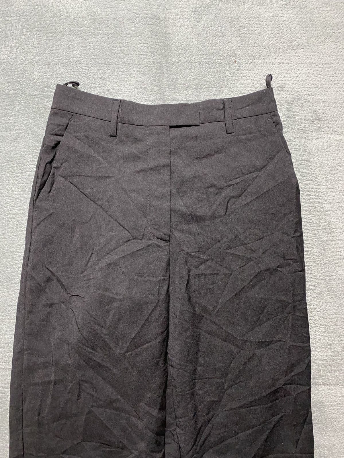 Prada × Raf Simons PRADA / RAF SIMONS 2022 WIDE SLACKS Size 25" / US 0 / IT 36 - 3 Thumbnail