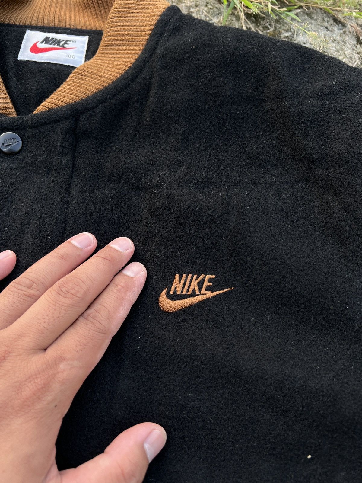 Nike × Vintage Vintage nike trademarks inc. varsity jacket Size US XL / EU 56 / 4 - 3 Thumbnail